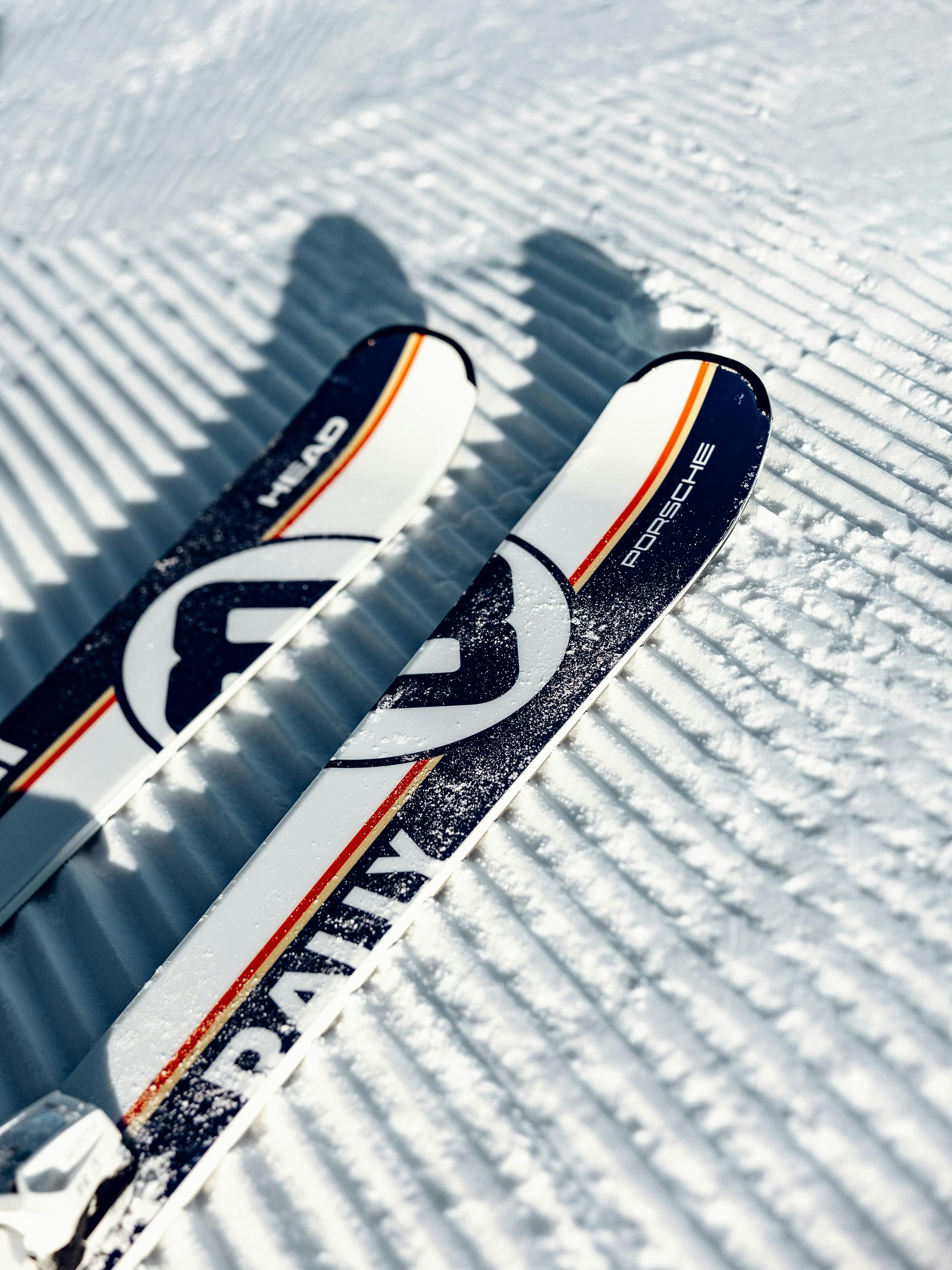 New Porsche Design HEAD Skis in the snow