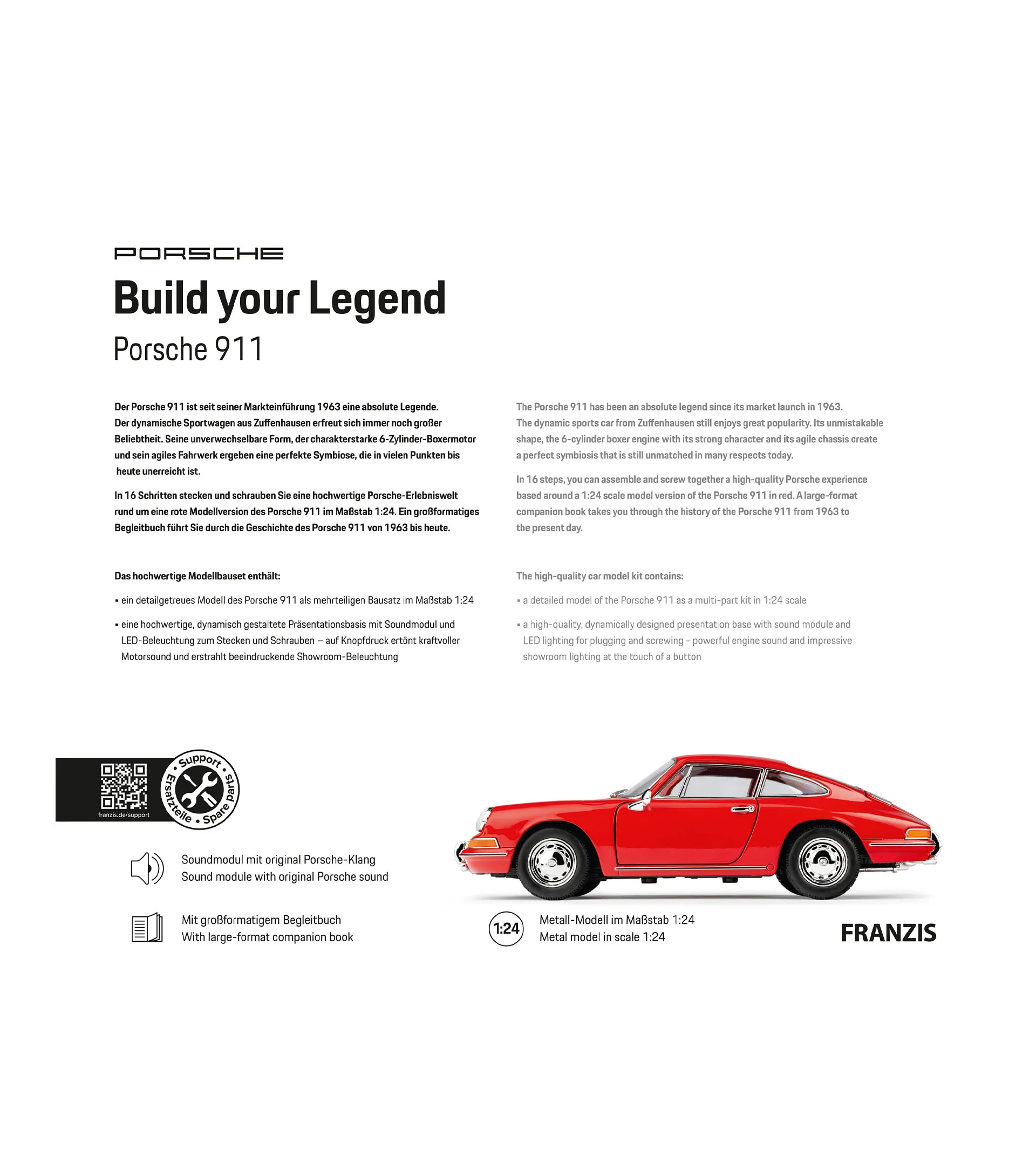 Bouwmodell Porsche 911 "Build your Legend" 2