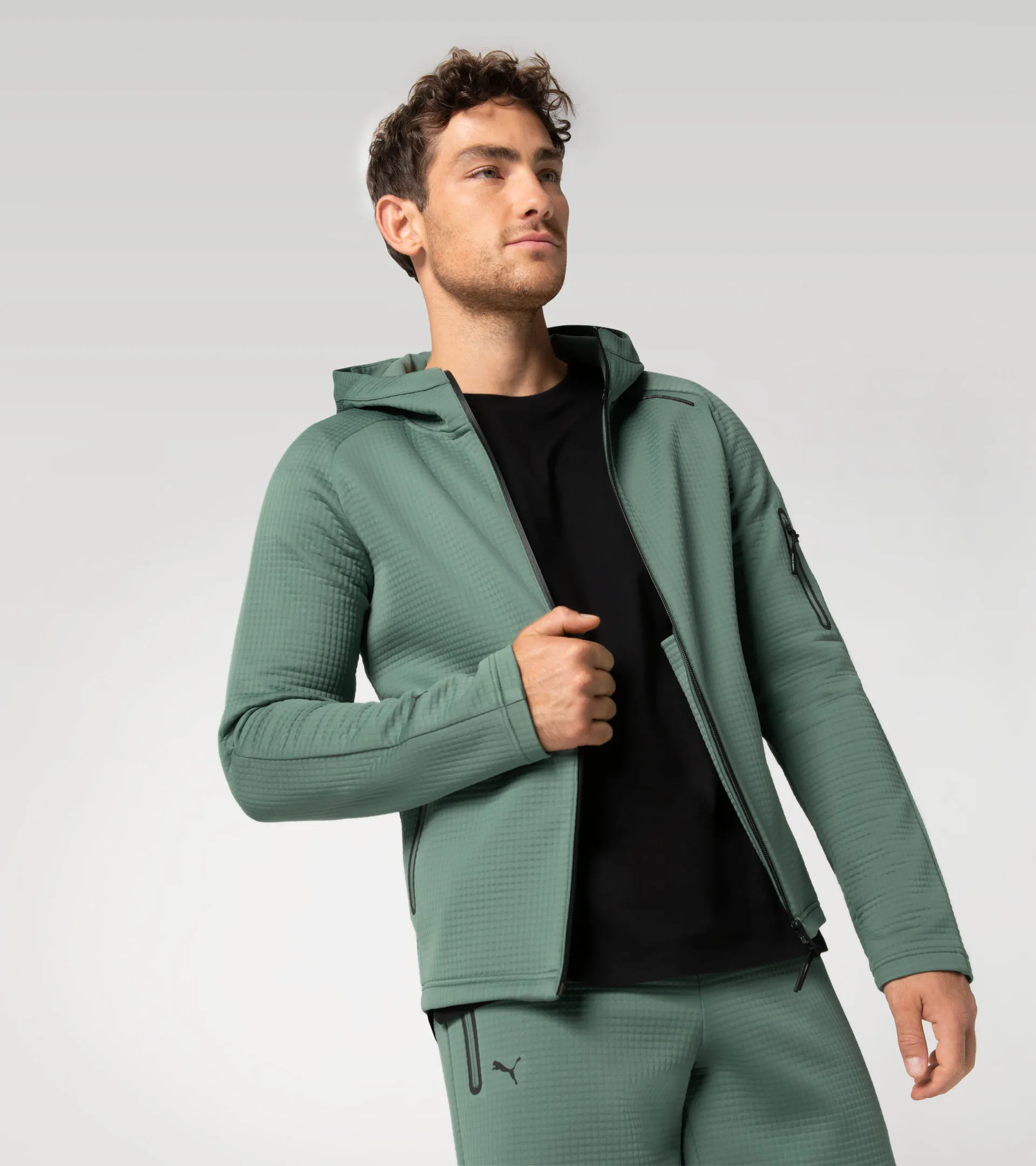 Veste sweat-shirt à capuche 5