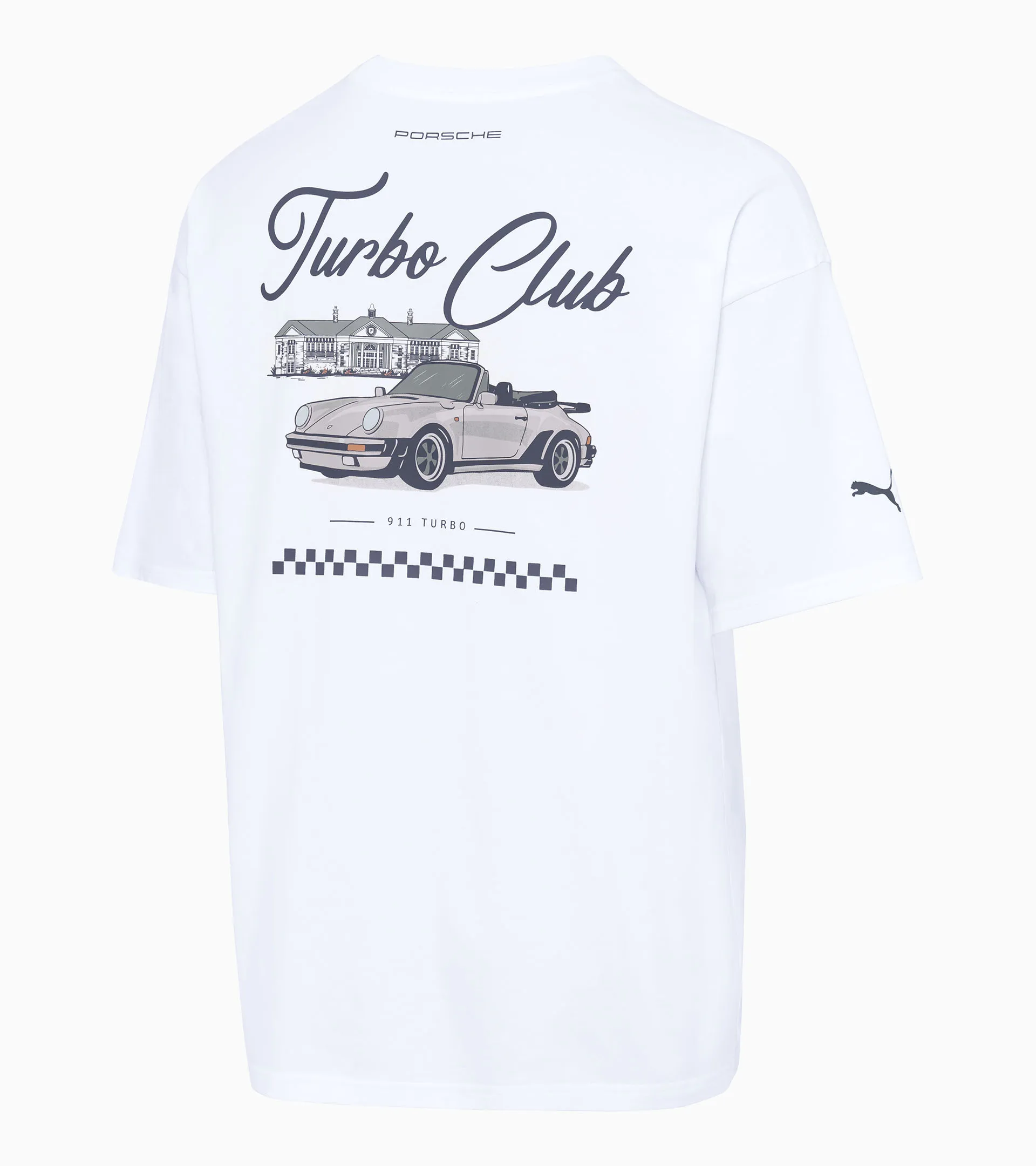 Porsche Turbo Club Back Print Graphic T-Shirt – Porsche Turbo  2