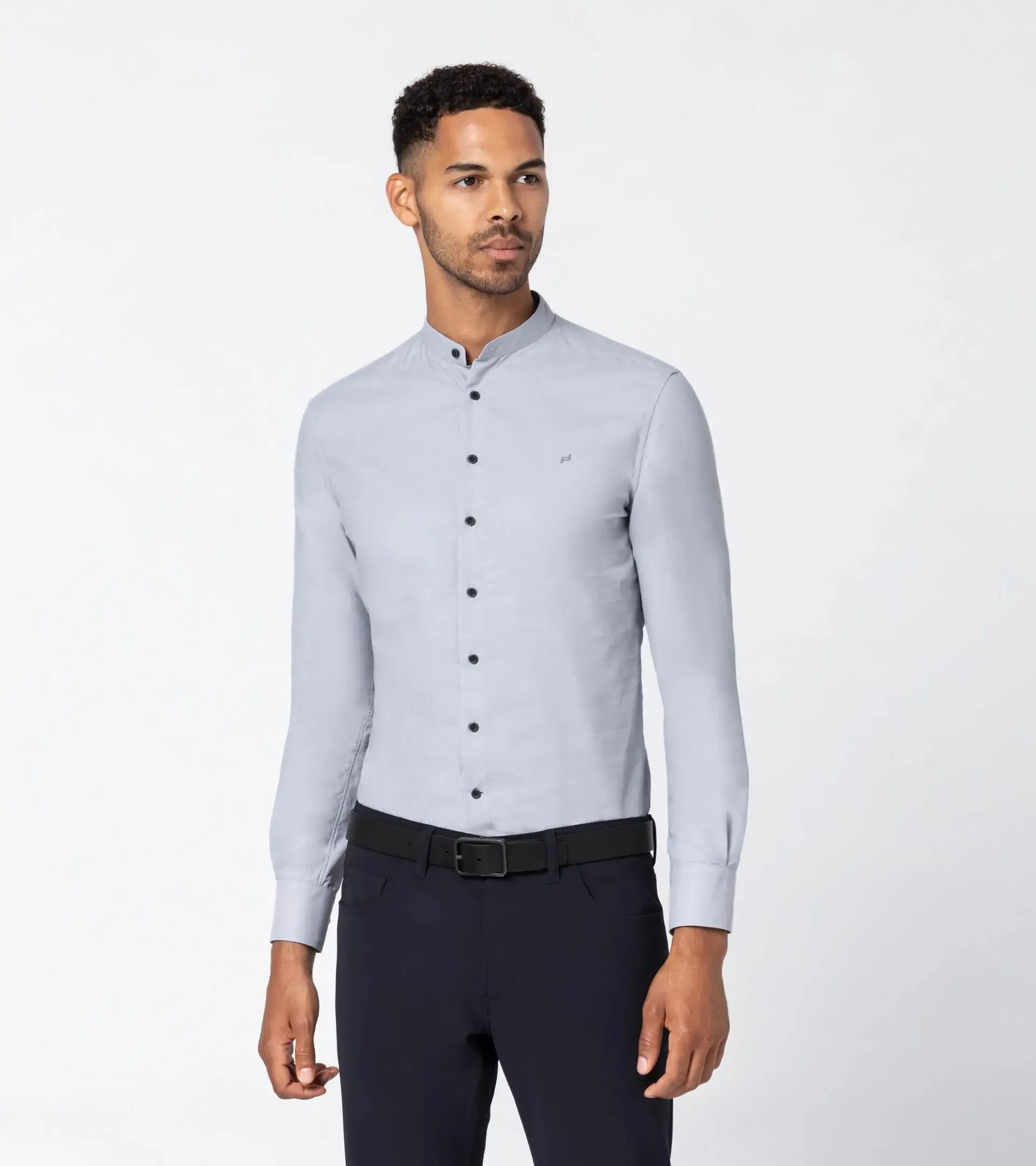 Sustainable Stand Collar Chemisier 4