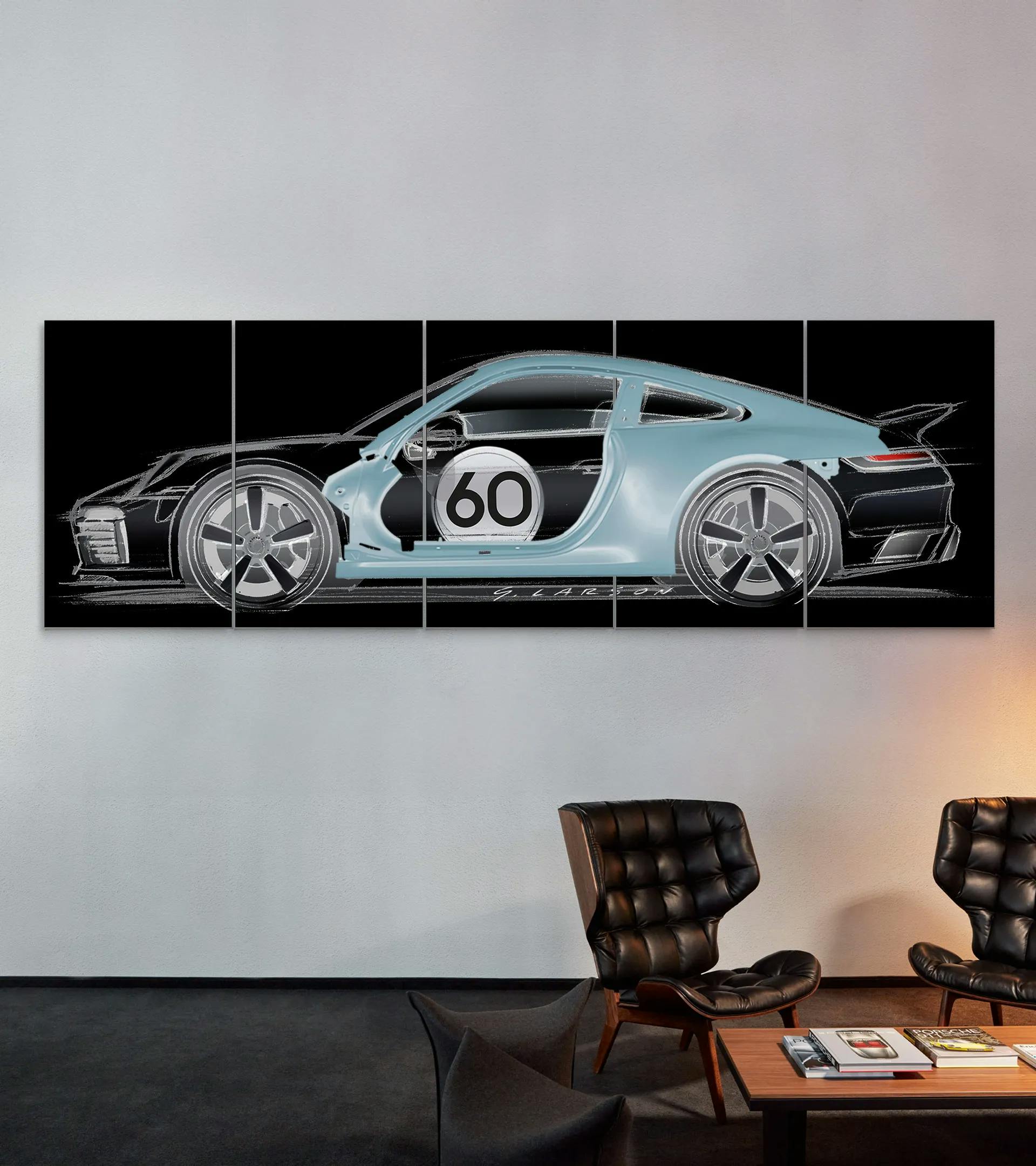 911 Sport Classic Art Skulptur - Heritage  thumbnail 0