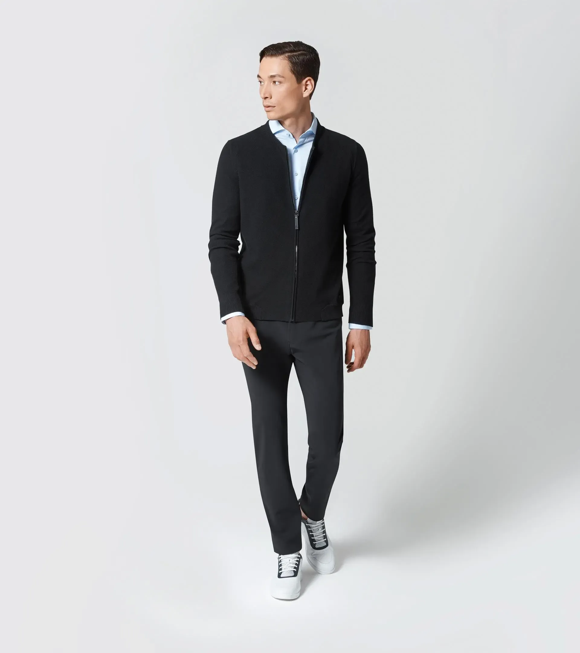 Structured Zip Cardigan 5