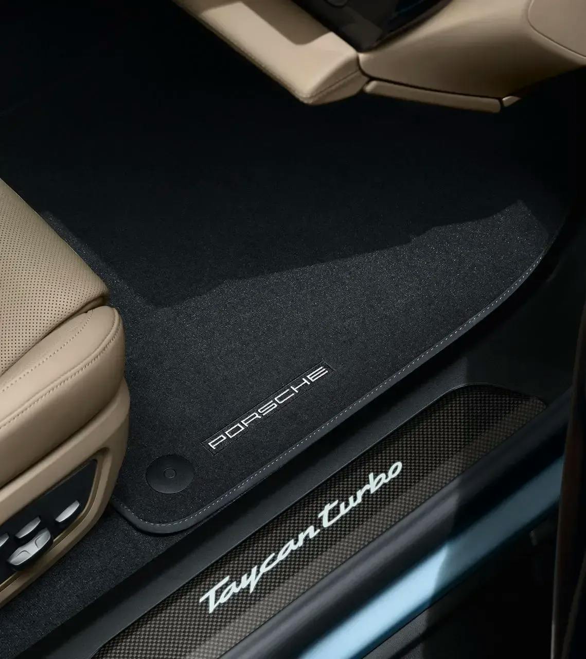 Tapis de sol de voiture pour Porsche Taycan, 2020, 2021, 2022, 2023, 4  portes, berline, tampons anti-poussière, décoration intérieure, accessoires  de voiture - AliExpress