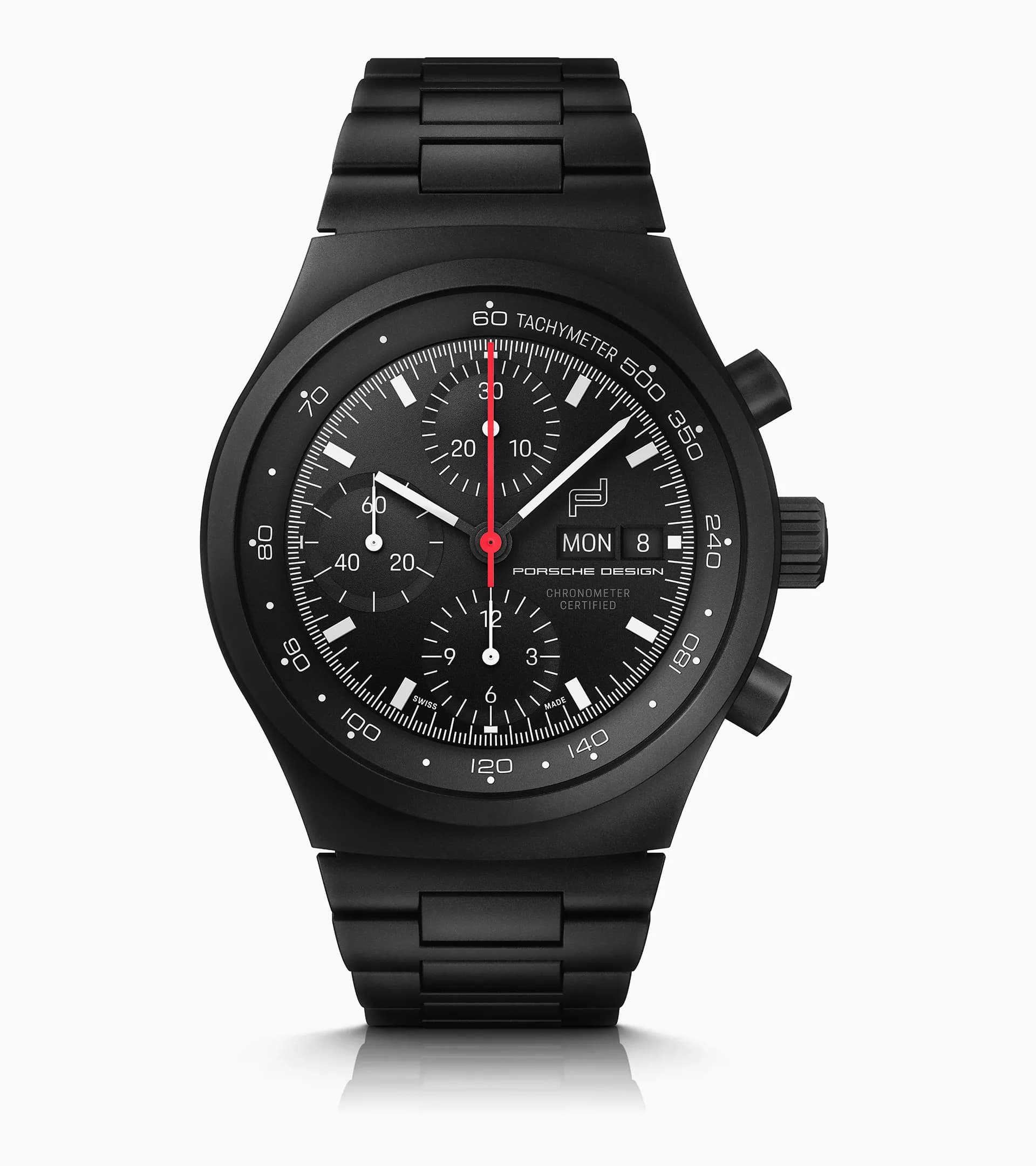 Set Chronograph 1 - All Black Numbered Edition with Textile/Leather strap Ennstal-Classic 2024 thumbnail 4