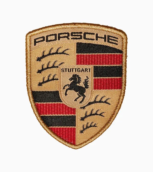 Porsche Crest sew-on badge – Essential