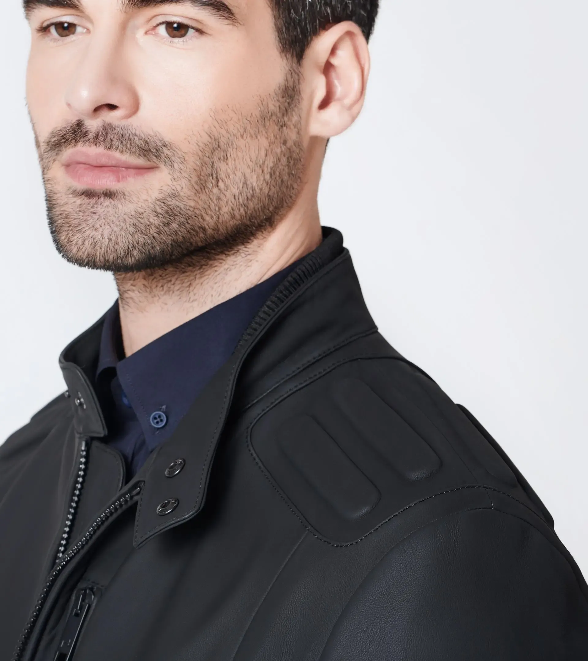 Futuristic MotoX Leather Biker 3