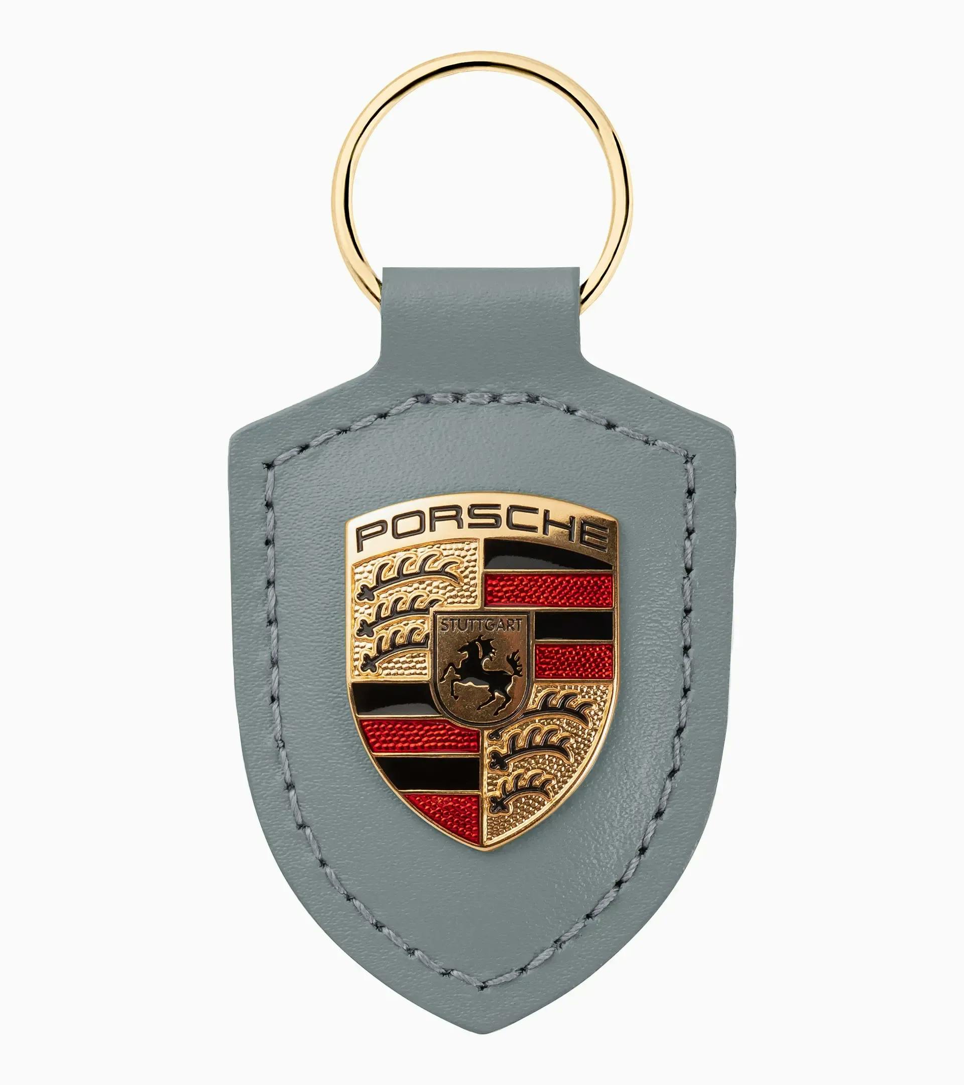Étui à clés Reutter en cuir noir pour Porsche 356