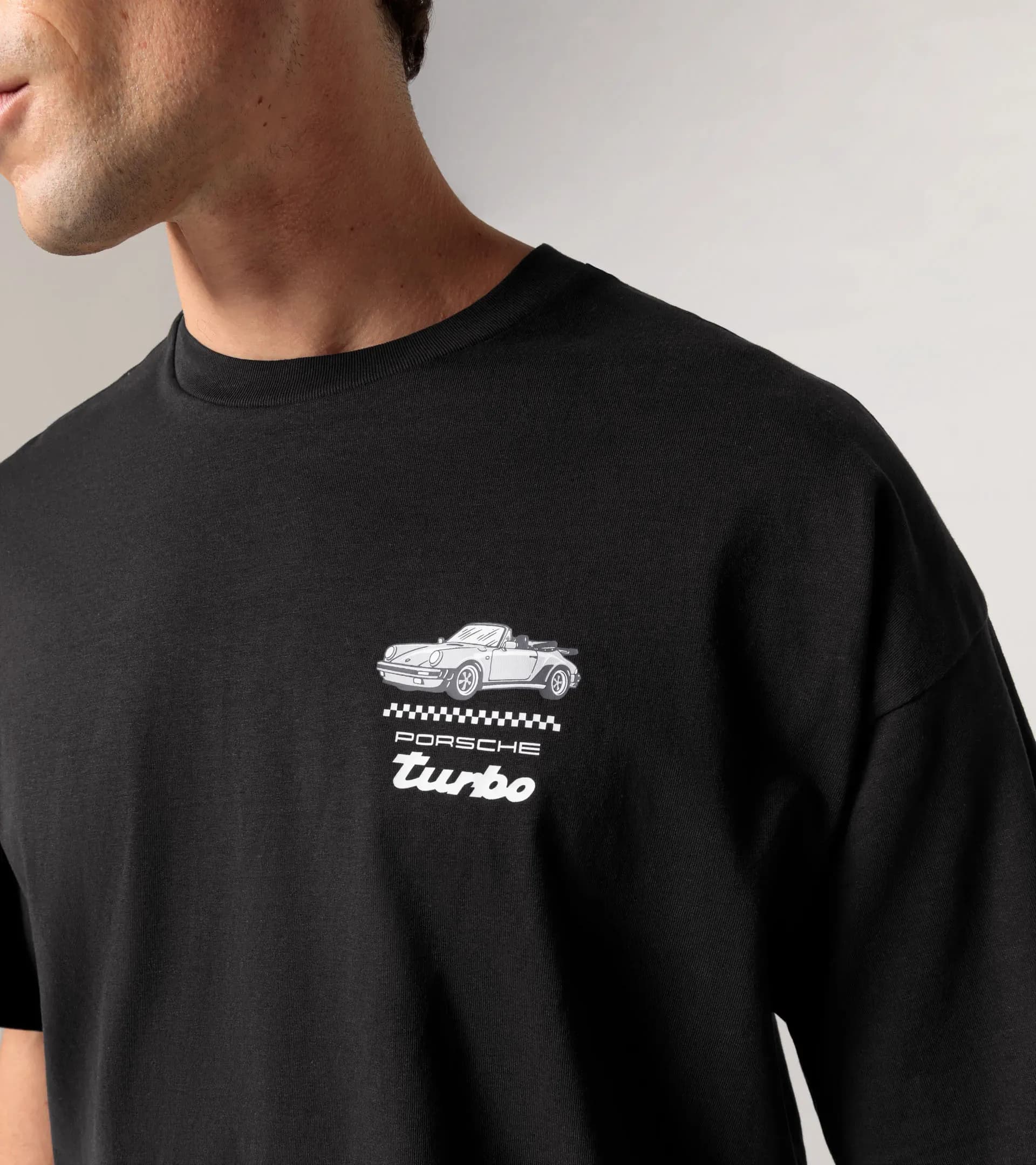 Porsche Turbo Club Back Print Graphic T-Shirt – Porsche Turbo  3