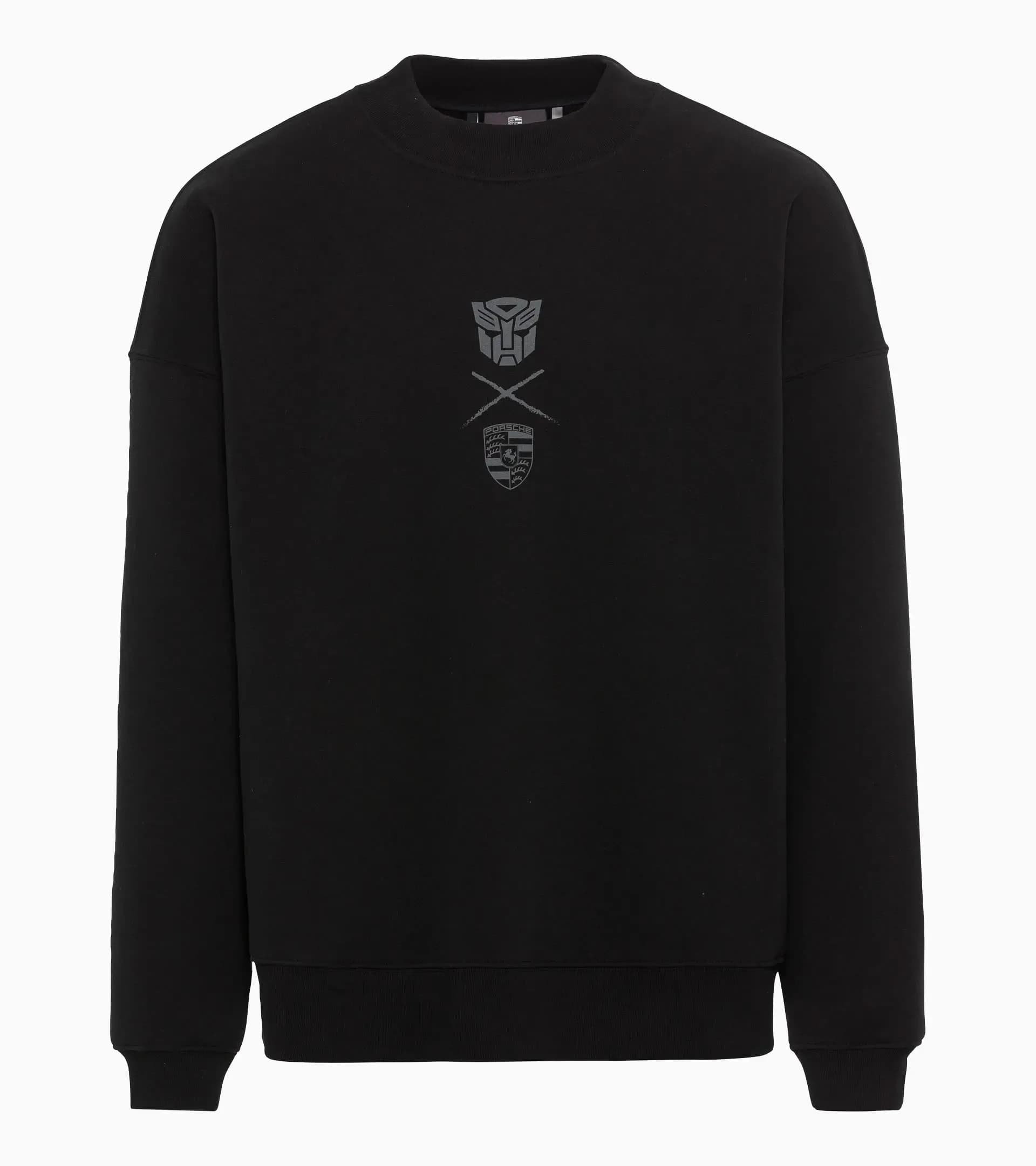 CREW NECK SWEATSHIRT - Black