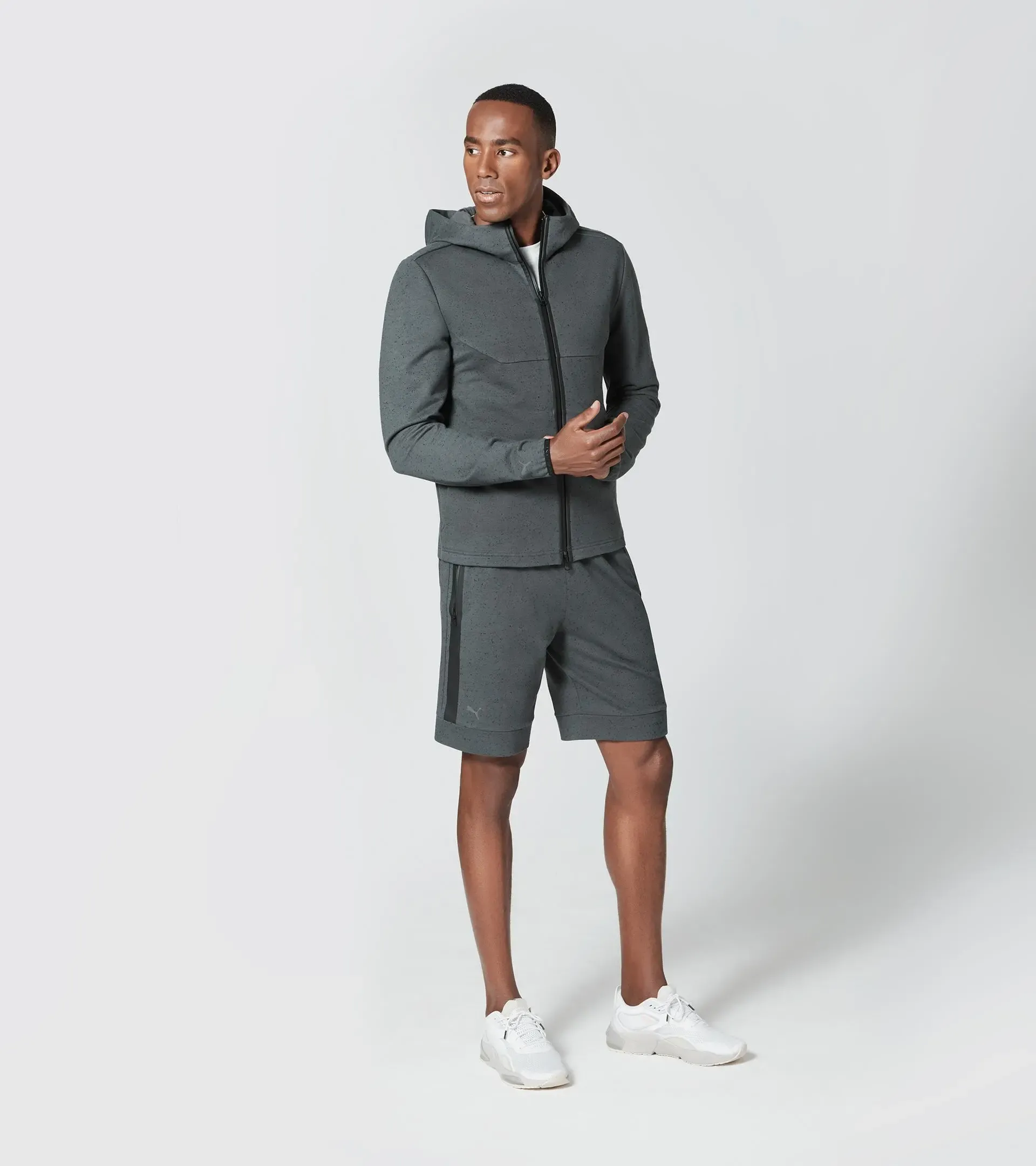 Classic Felpa con Cappuccio e Zip Integrale 6