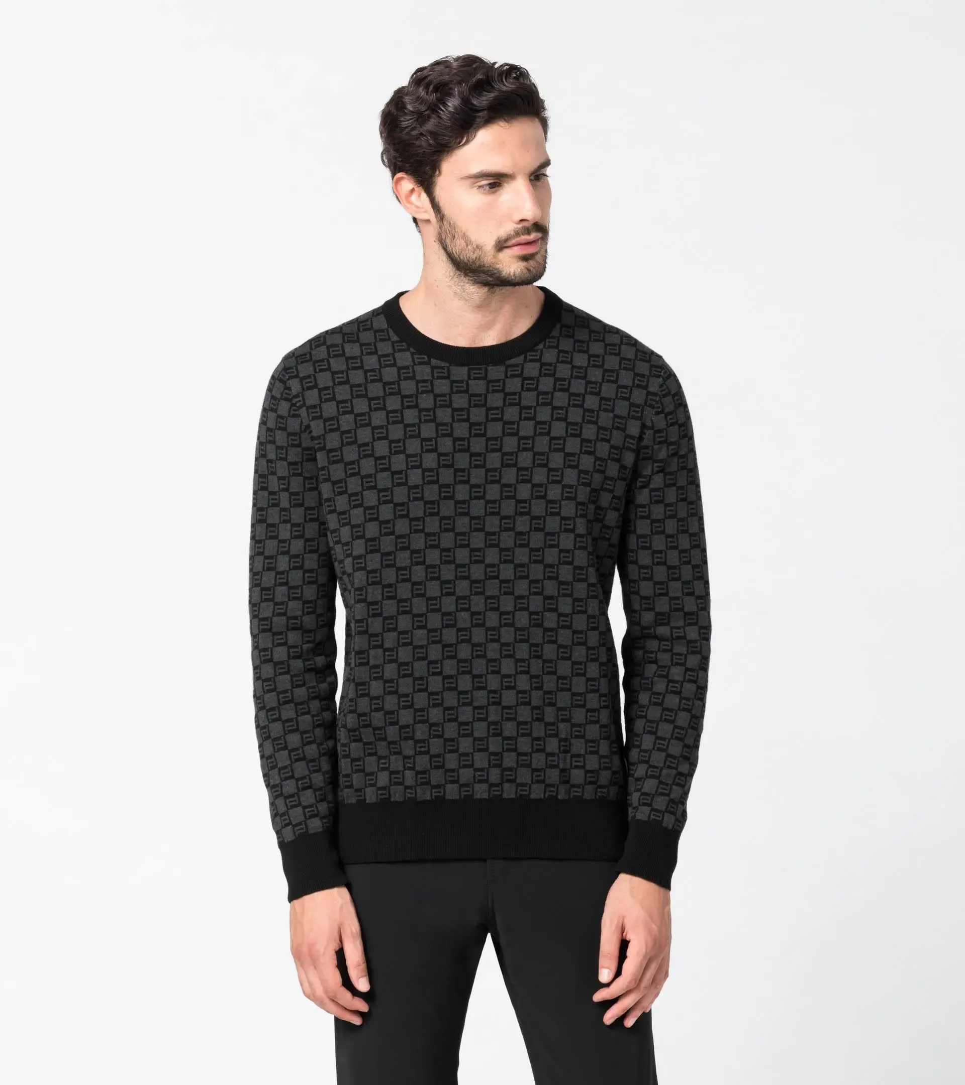 PD-Icon Chequered Sweater 3