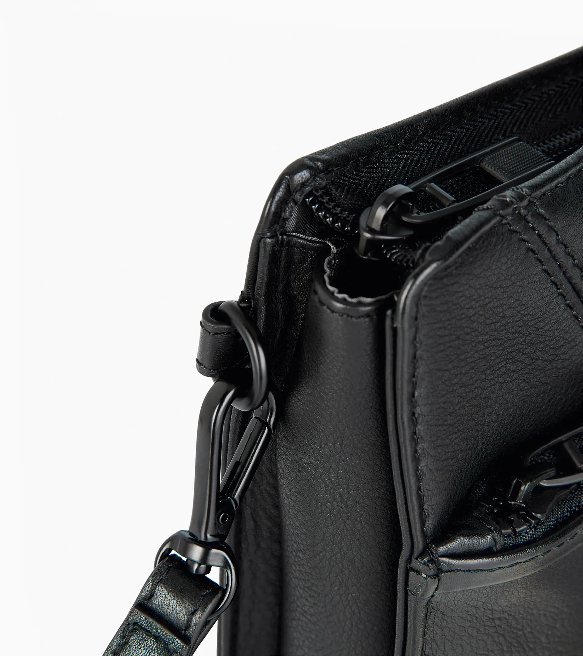 Roadster Leather Clutch Bag Front Pocket 4