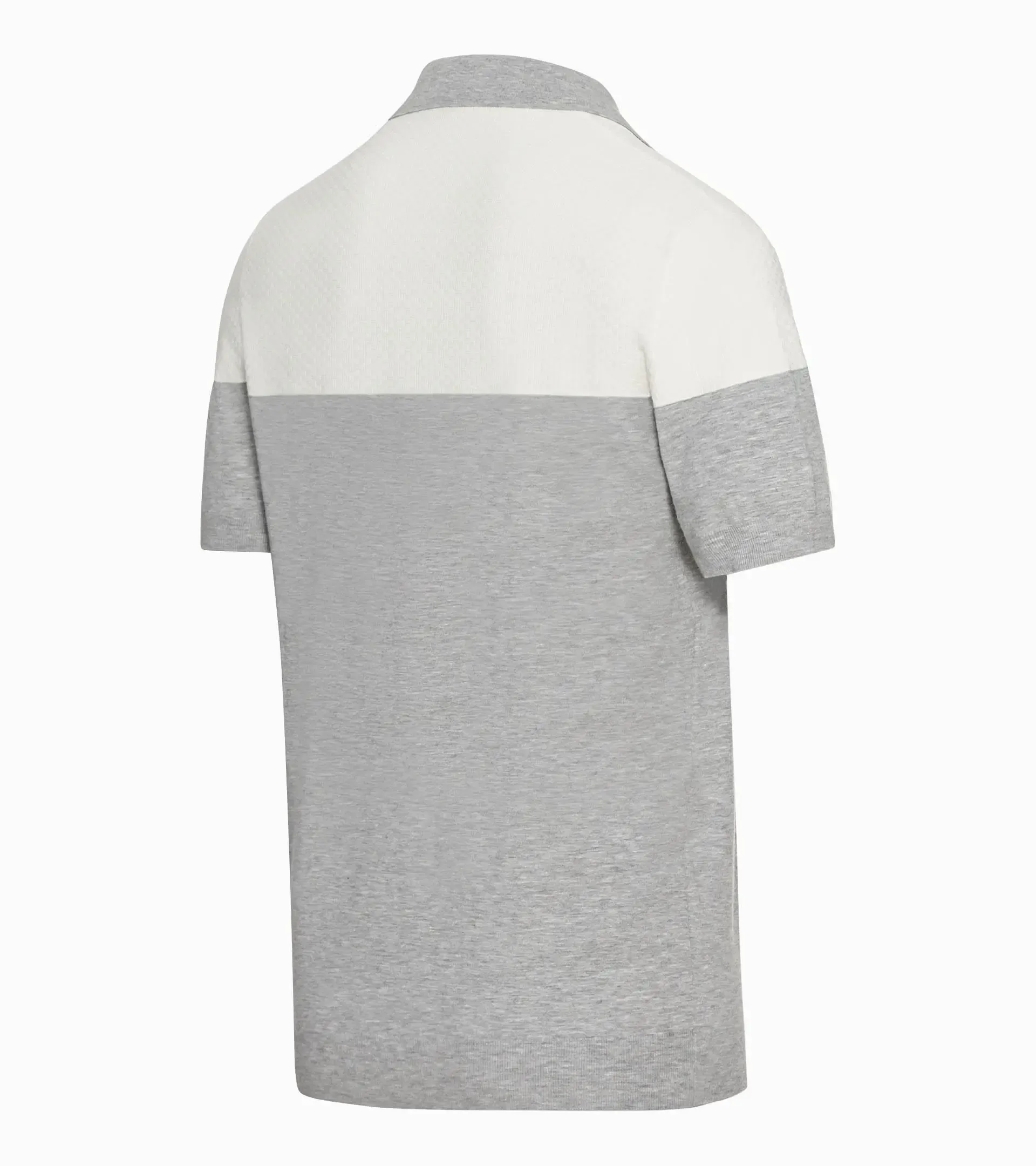 Bi-Colour Structured Knitted Polo 2