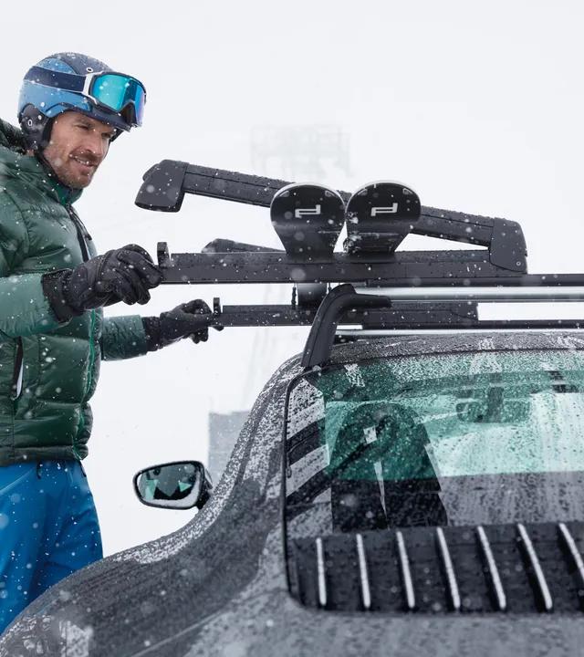 Porte-skis/snowboards, étirable