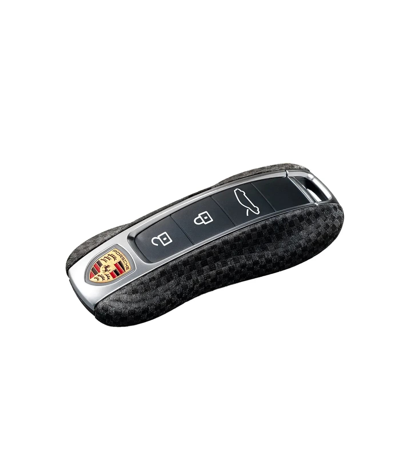 Porsche Textile Square Vehicle Key Sides