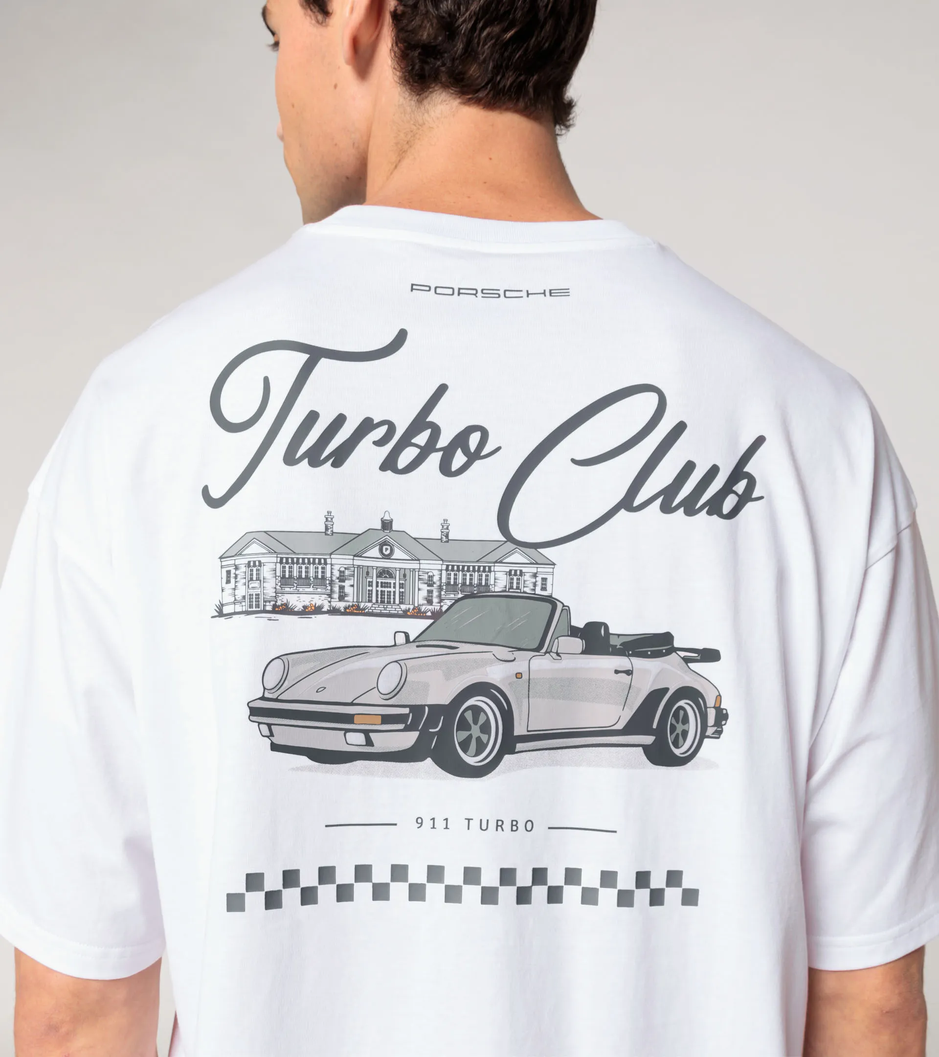 Porsche Turbo Club Back Print Graphic T-Shirt – Porsche Turbo  5