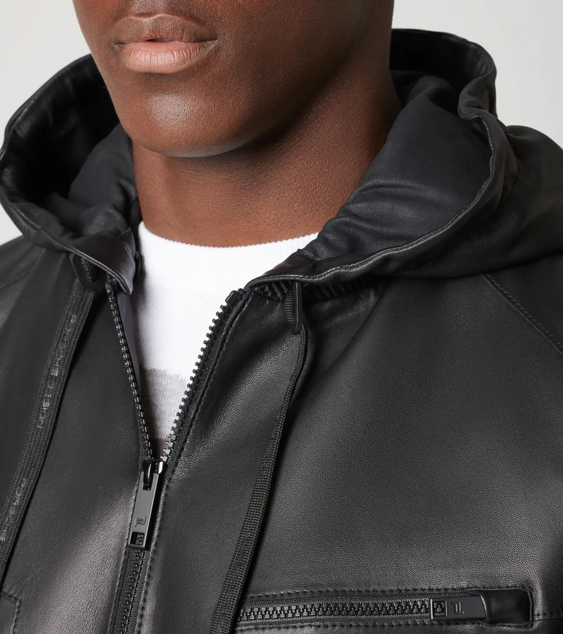 Hooded Leather Bomber | PORSCHE SHOP
