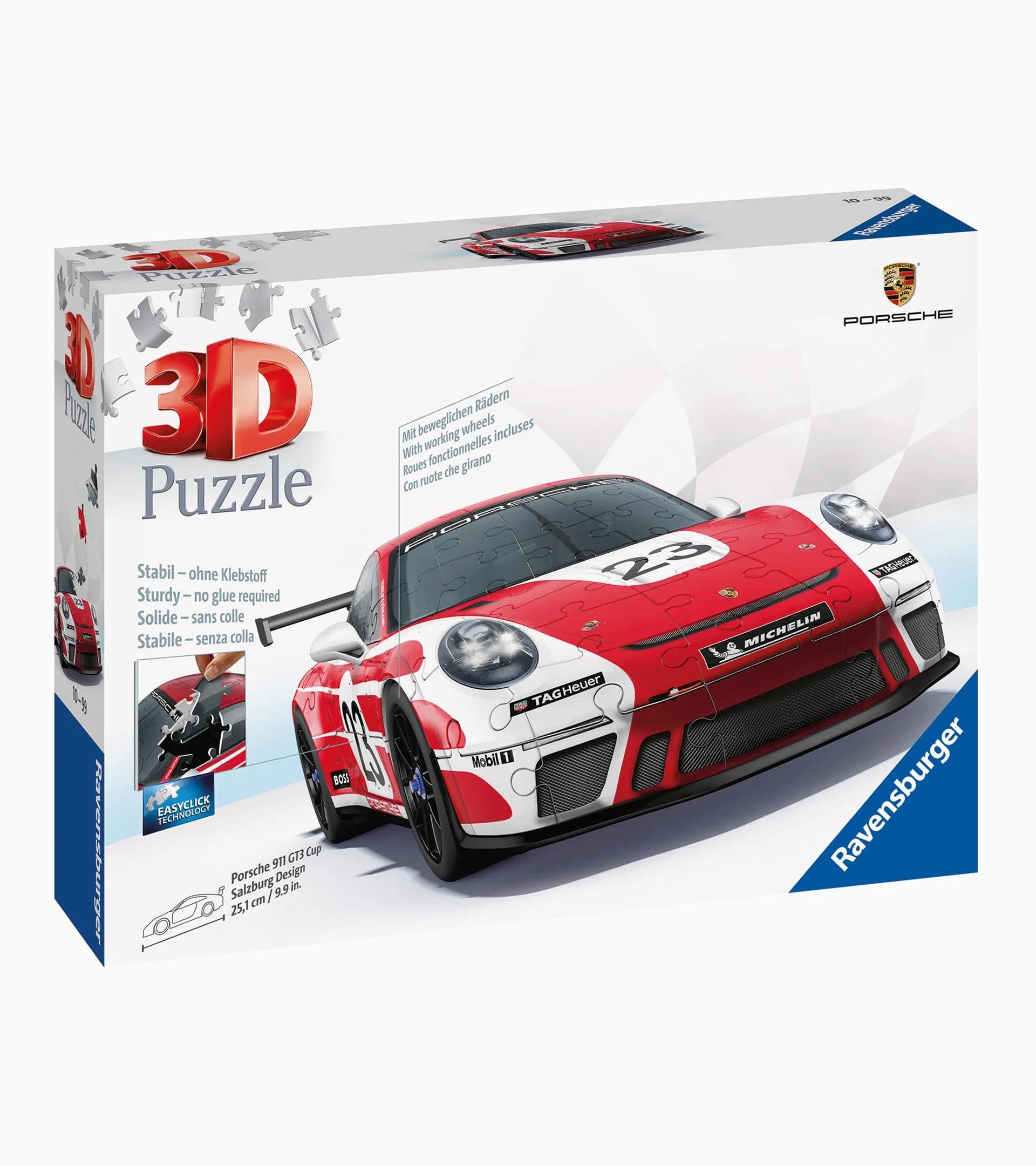 Ravensburger 3D puzzle – 911 GT3 Cup– 917 Salzburg thumbnail 0