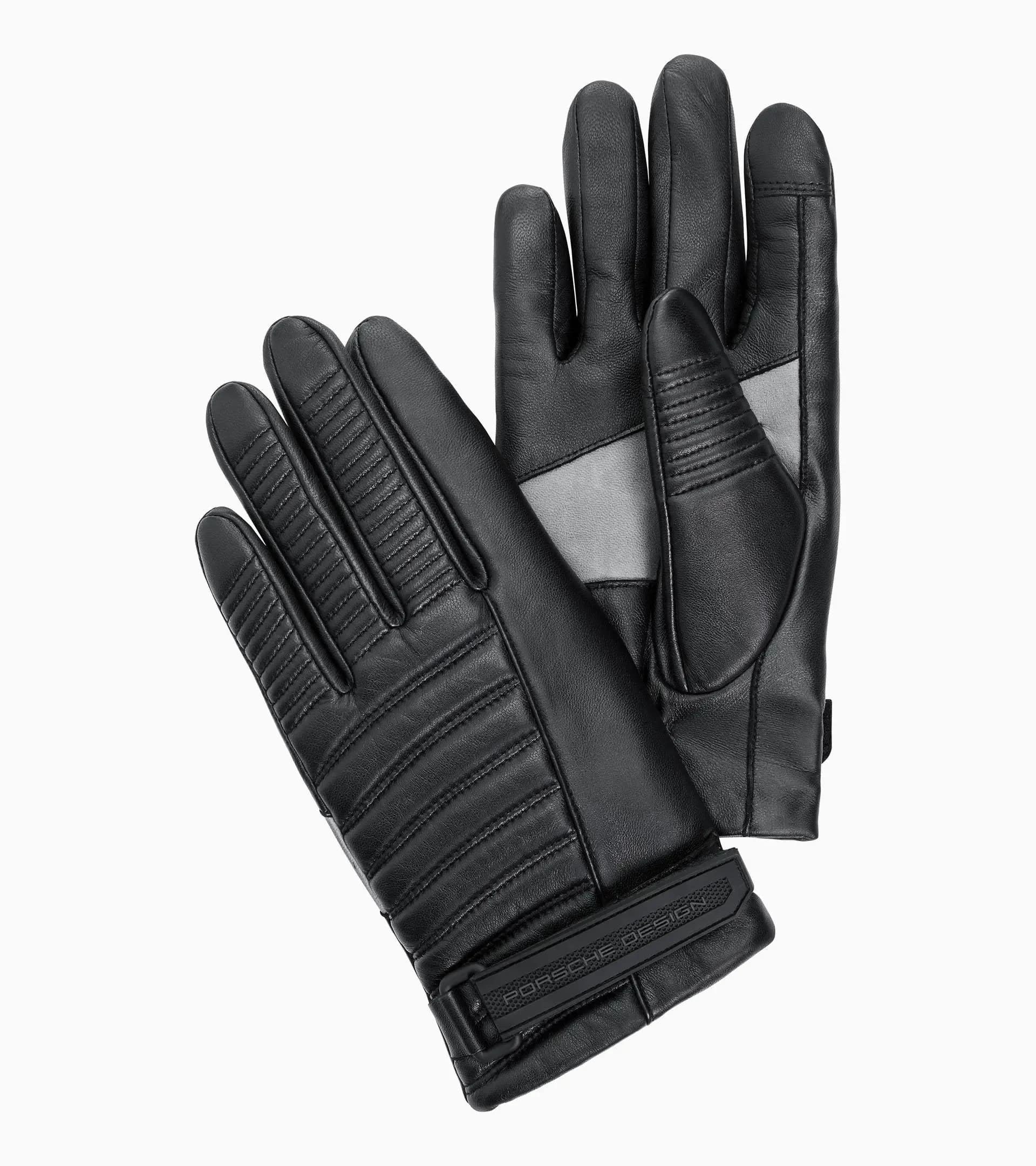 Padded Gants en cuir 1