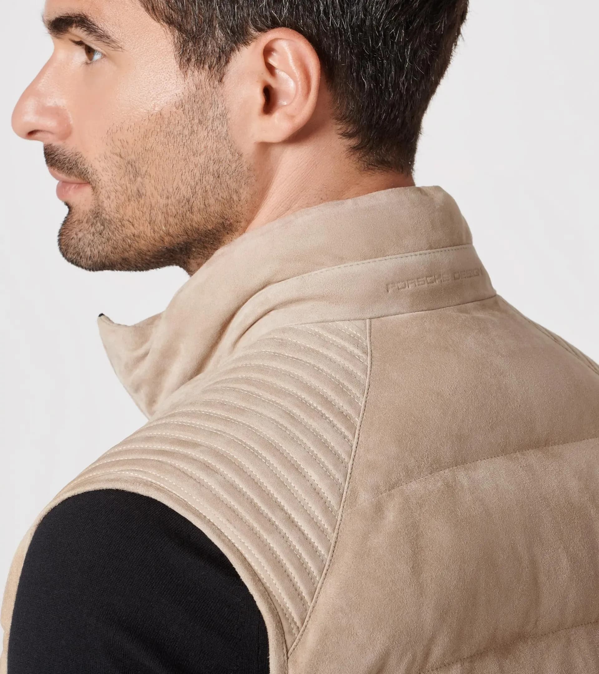 Padded Goat Suede Vest 3