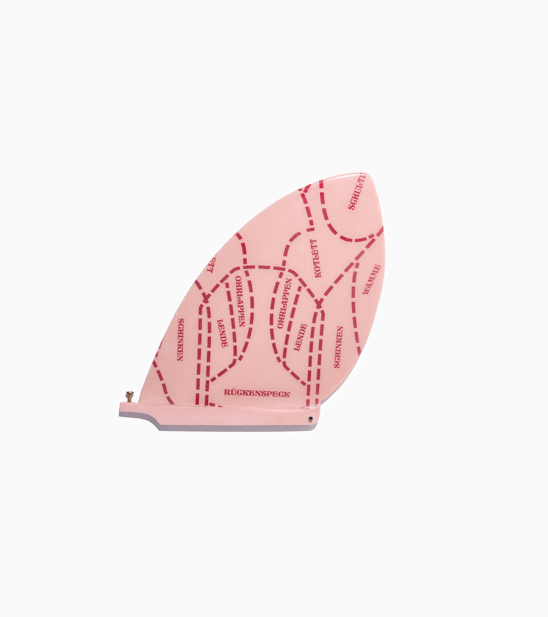 Porsche x Almond Surfboard Fin 1