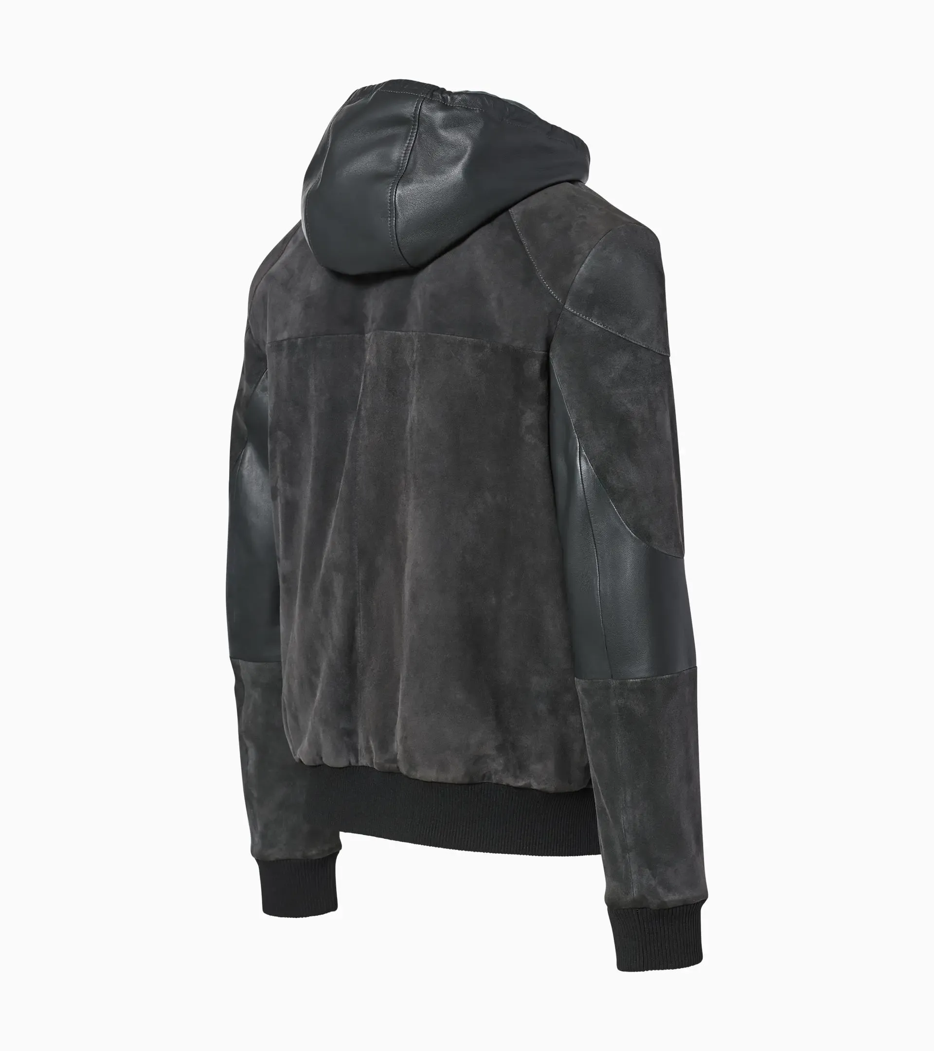 Giacca in pelle con cappuccio Blouson 2