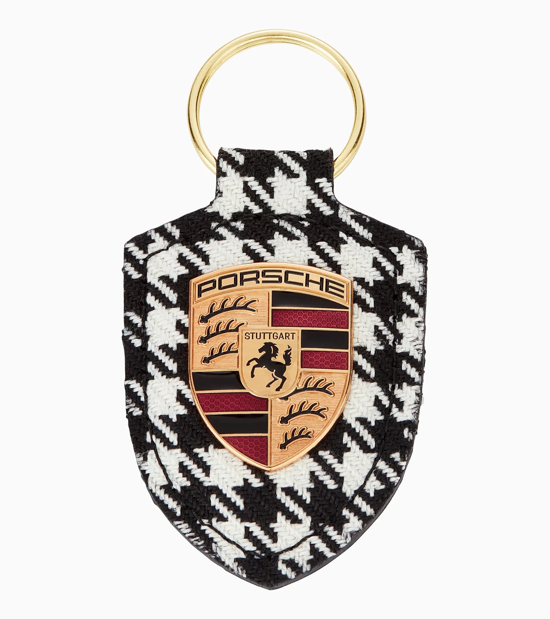 Pepita Crest key ring | PORSCHE SHOP