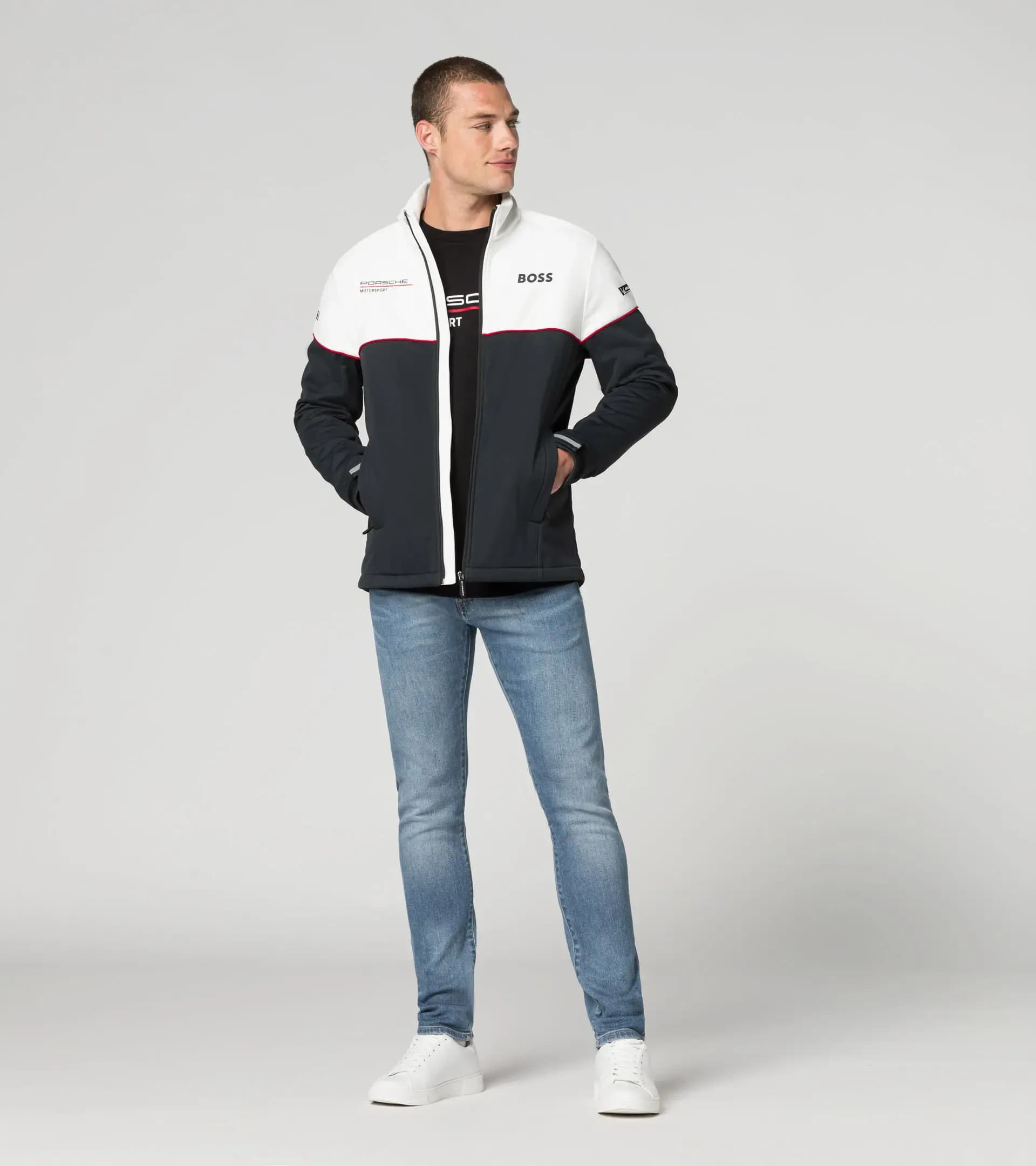 Hugo boss deals soft shell jacket