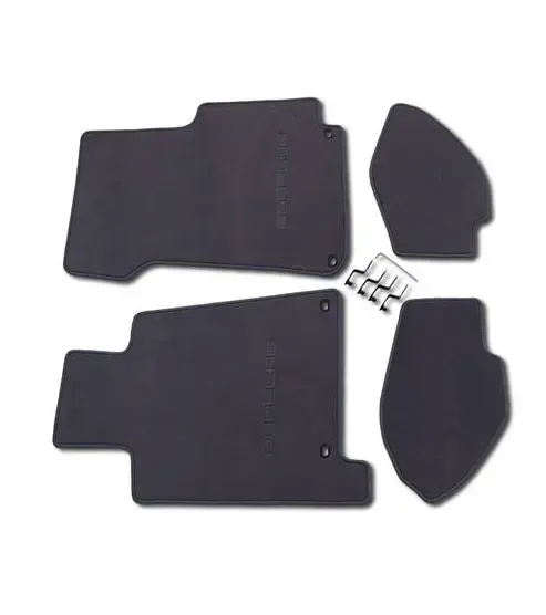 Floor mats in Classic Grey for left-hand-drive vehicles for Porsche 928 S4/GT and GTS thumbnail 0