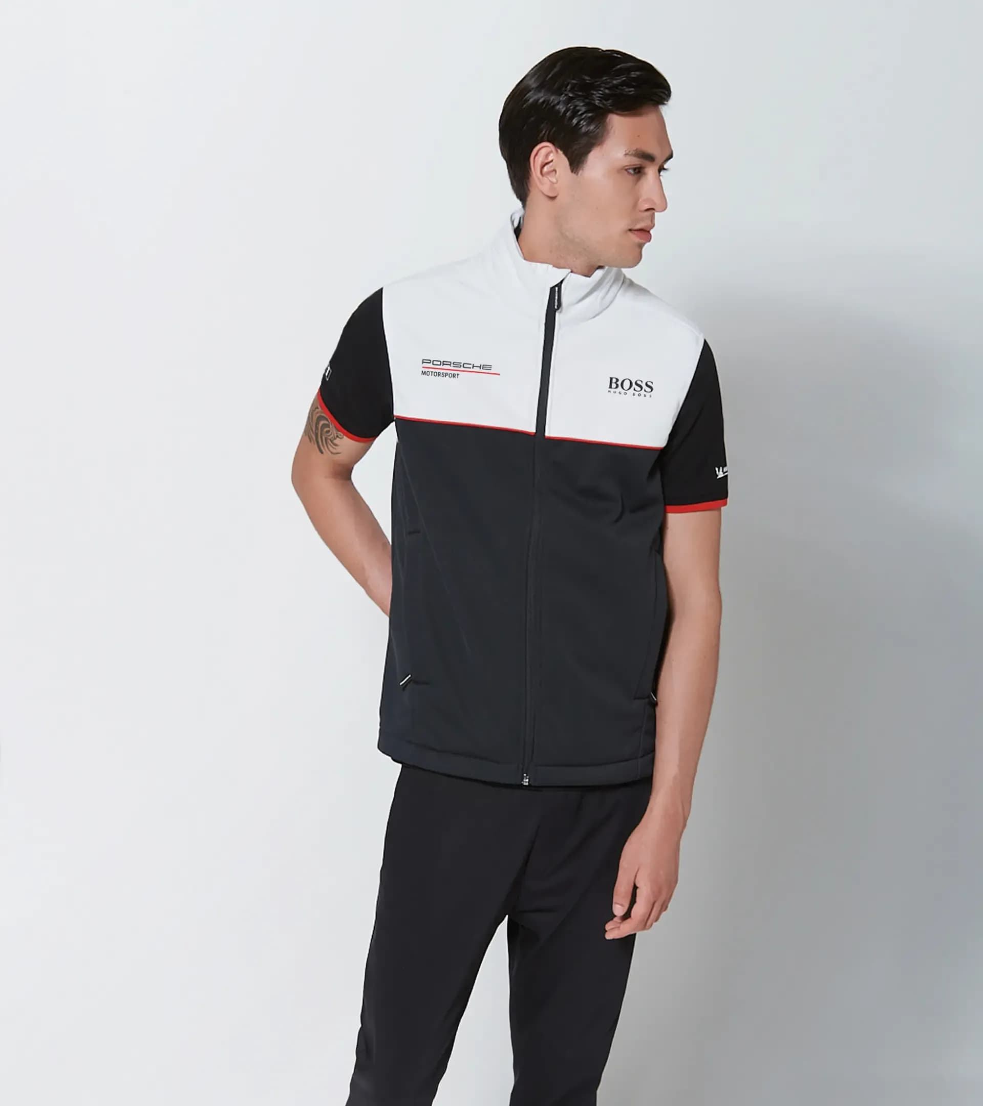 Result - Chaleco softshell ideal para imprimir para hombre (Blanco/Negro)  Result UTRW3699_whiteblack