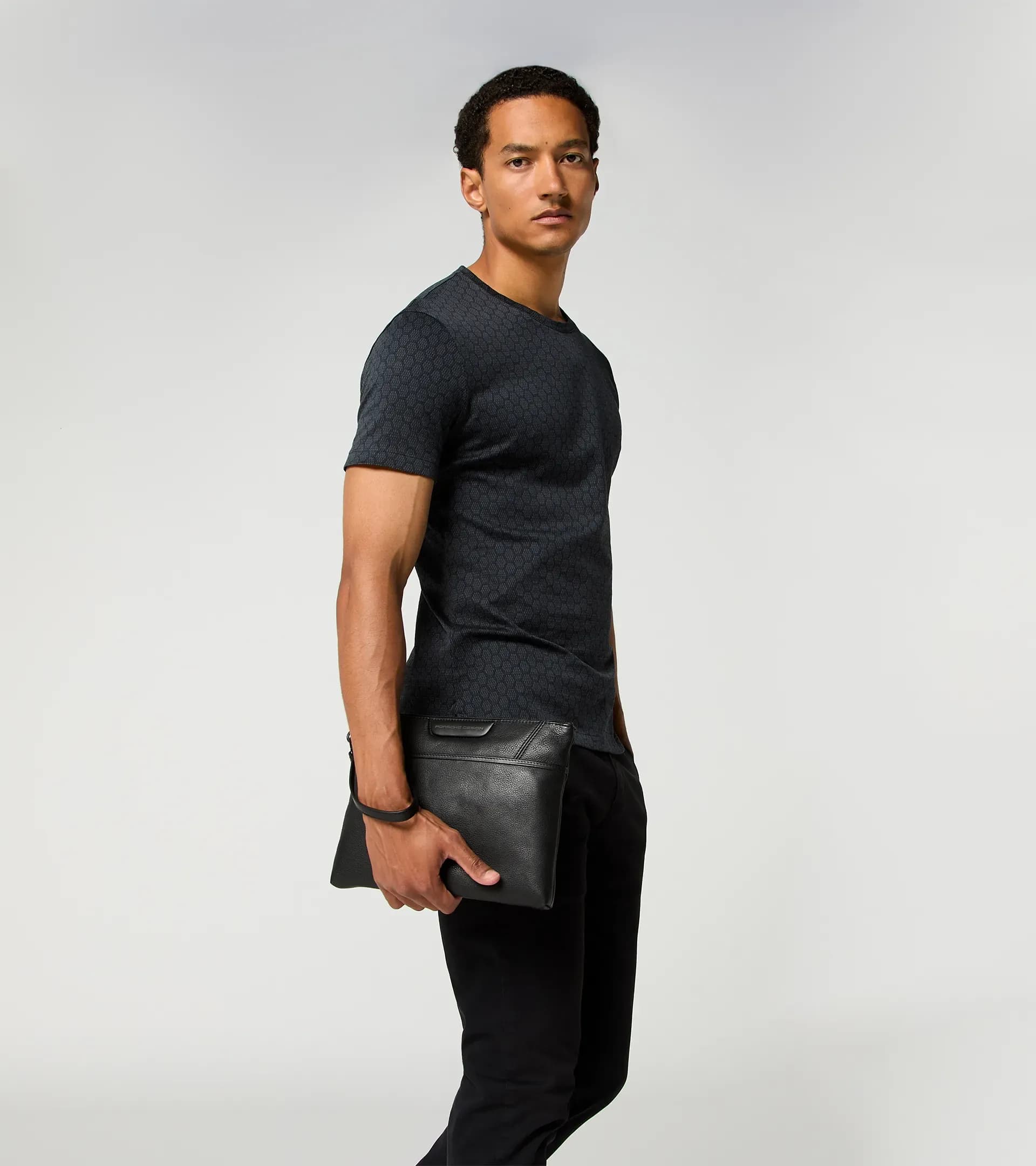 Roadster Leather Clutch Bag 7