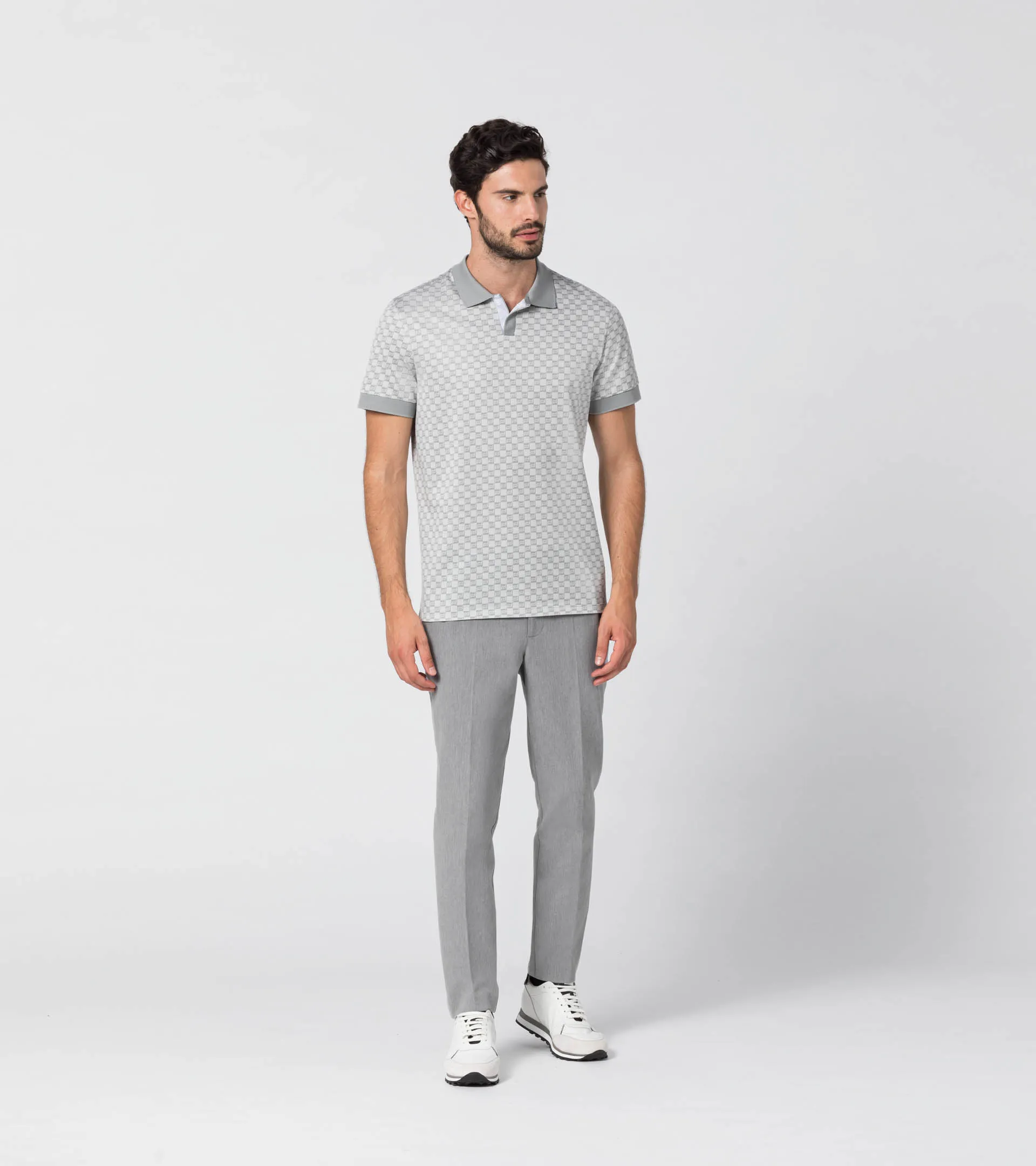 PD-Icon Chequered Polo 5