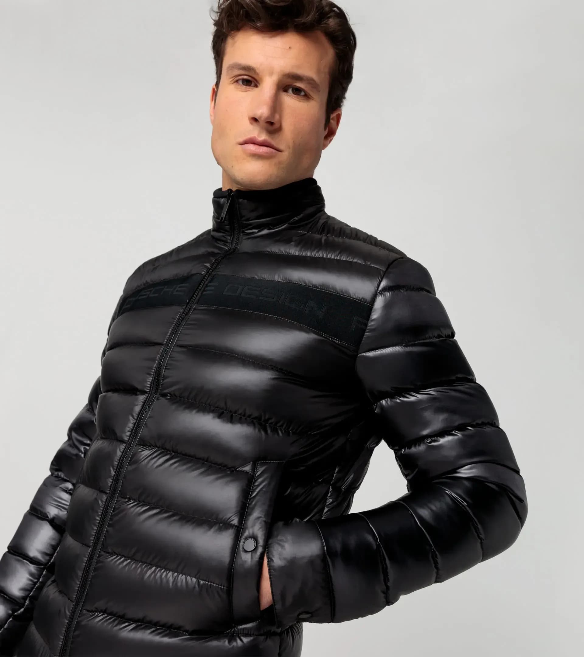 LIGHTWEIGHT PUFFER JACKET - Black