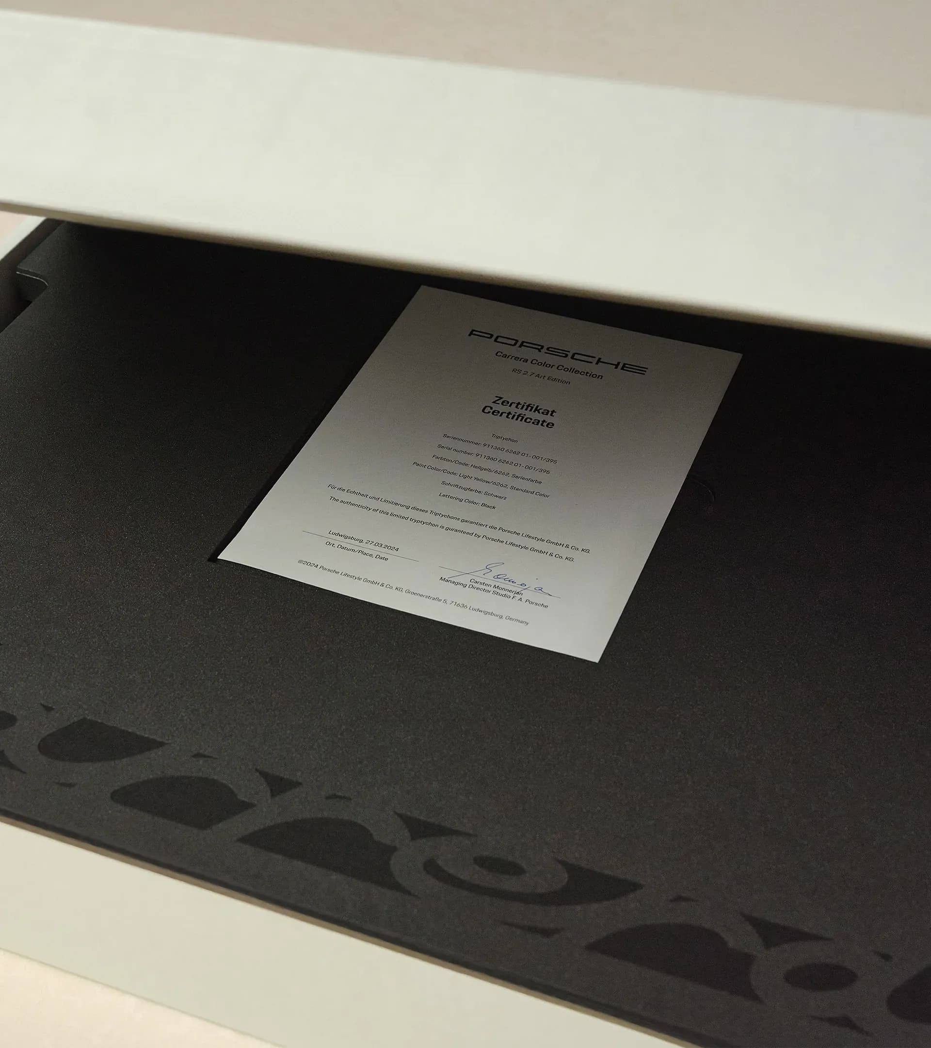 Tableau mural – Carrera Color Collection   – Édition limitée 6