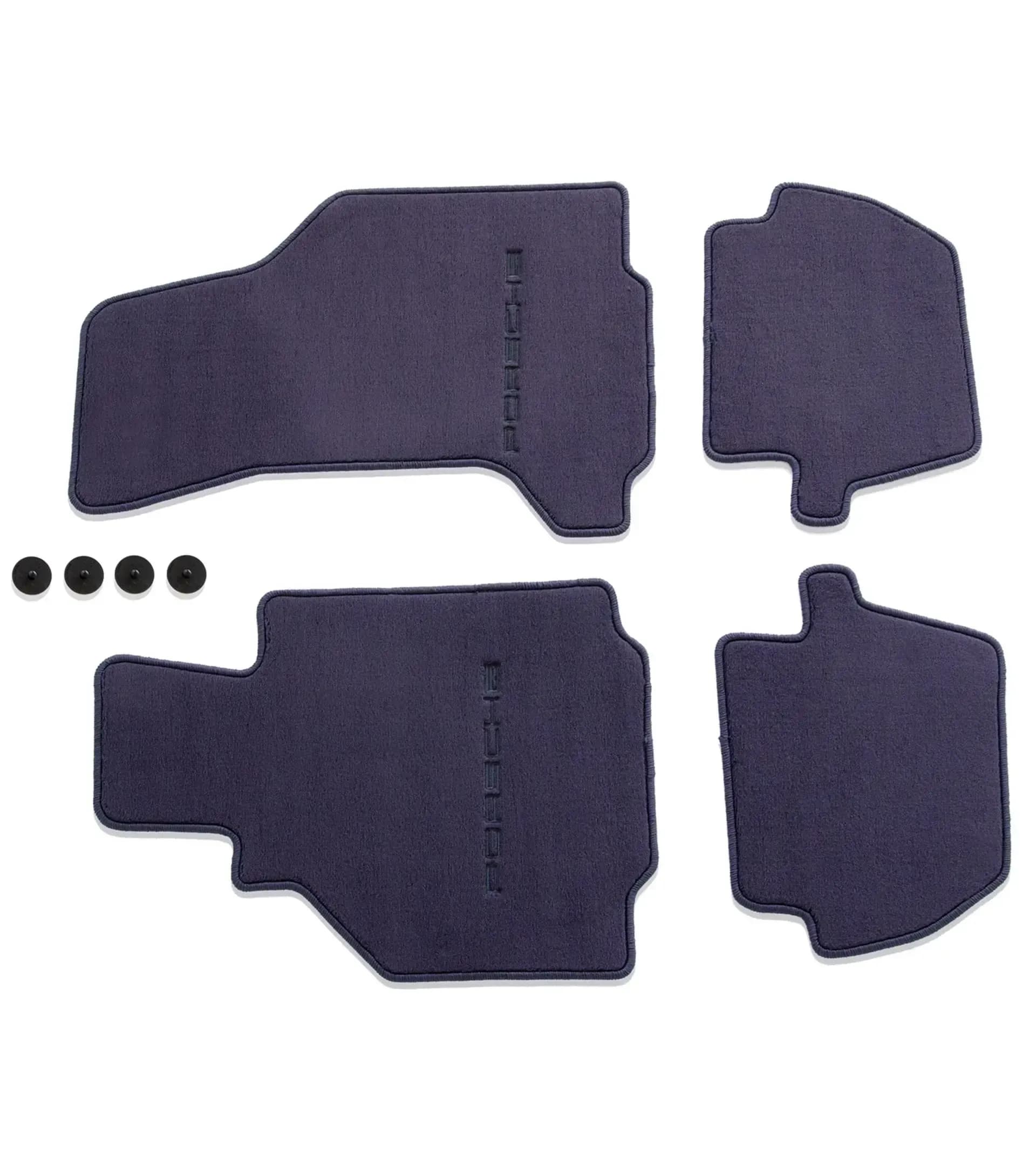 Floor mats left-hand-drive vehicles for Porsche 996 (2002 - 2005) thumbnail 0