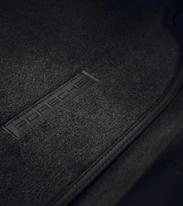 Floor mats with leather trim - 911/718