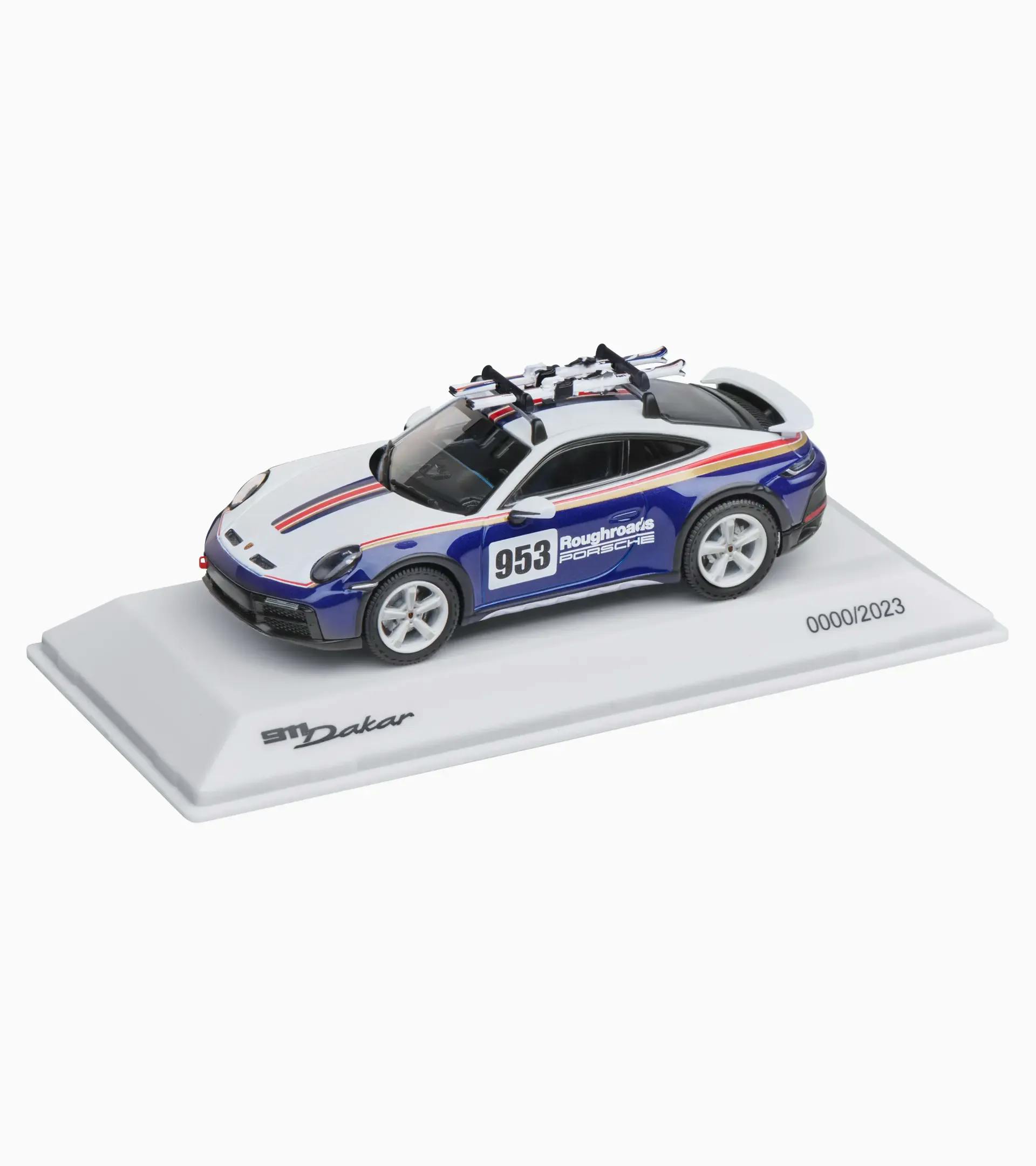 Porsche 911 Dakar (992) with skis – Christmas – Ltd., modellino porsche 
