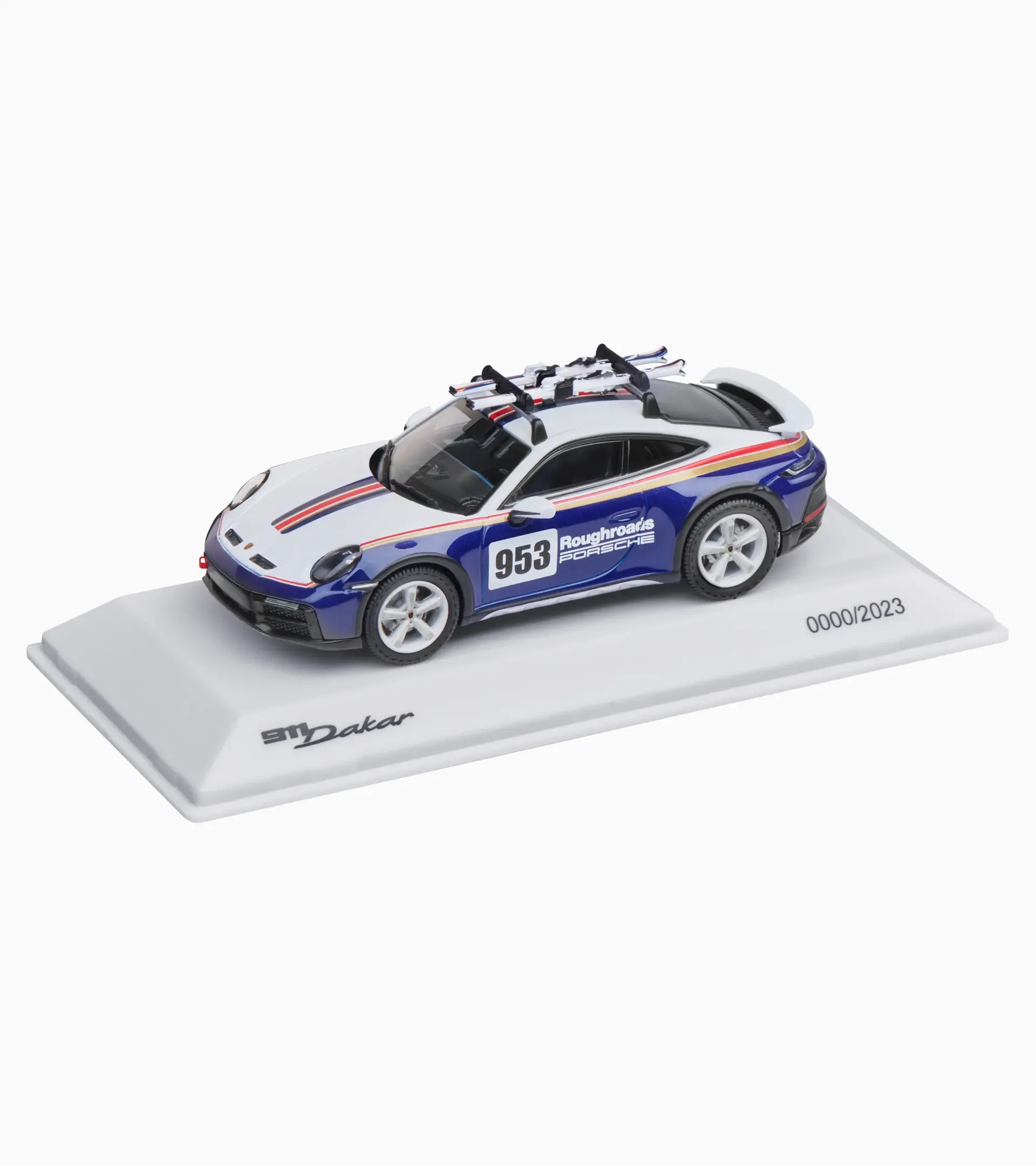 Porsche 911 Dakar (992) mit Skiern – Christmas – Ltd. thumbnail 0