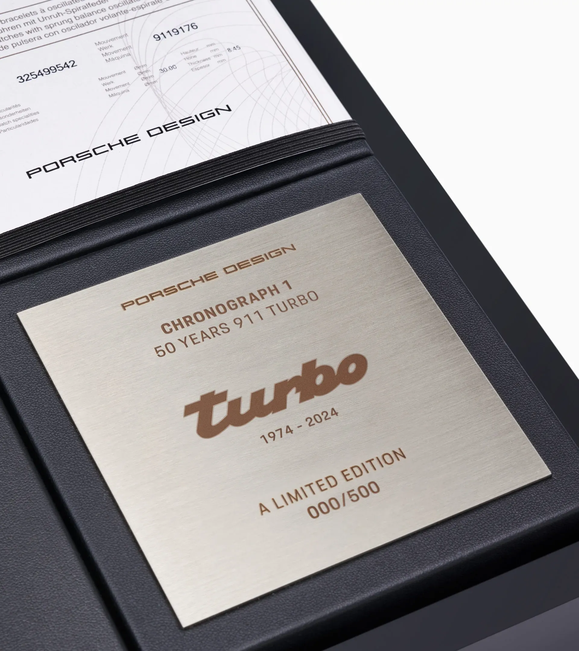 Chronographe 1 – Édition 50 ans de la 911 Turbo 8