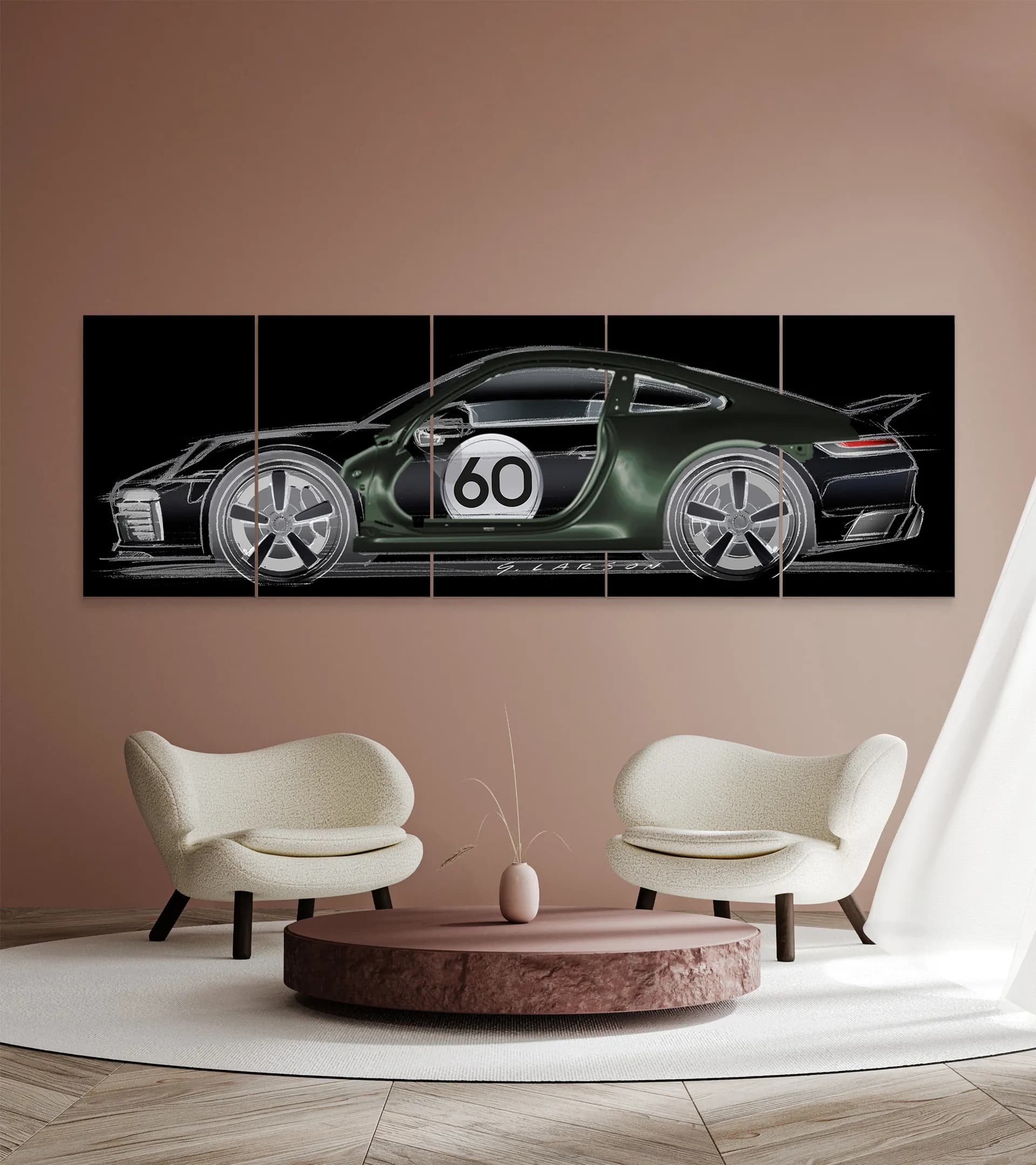 911 Sport Classic Art Skulptur - Heritage  2