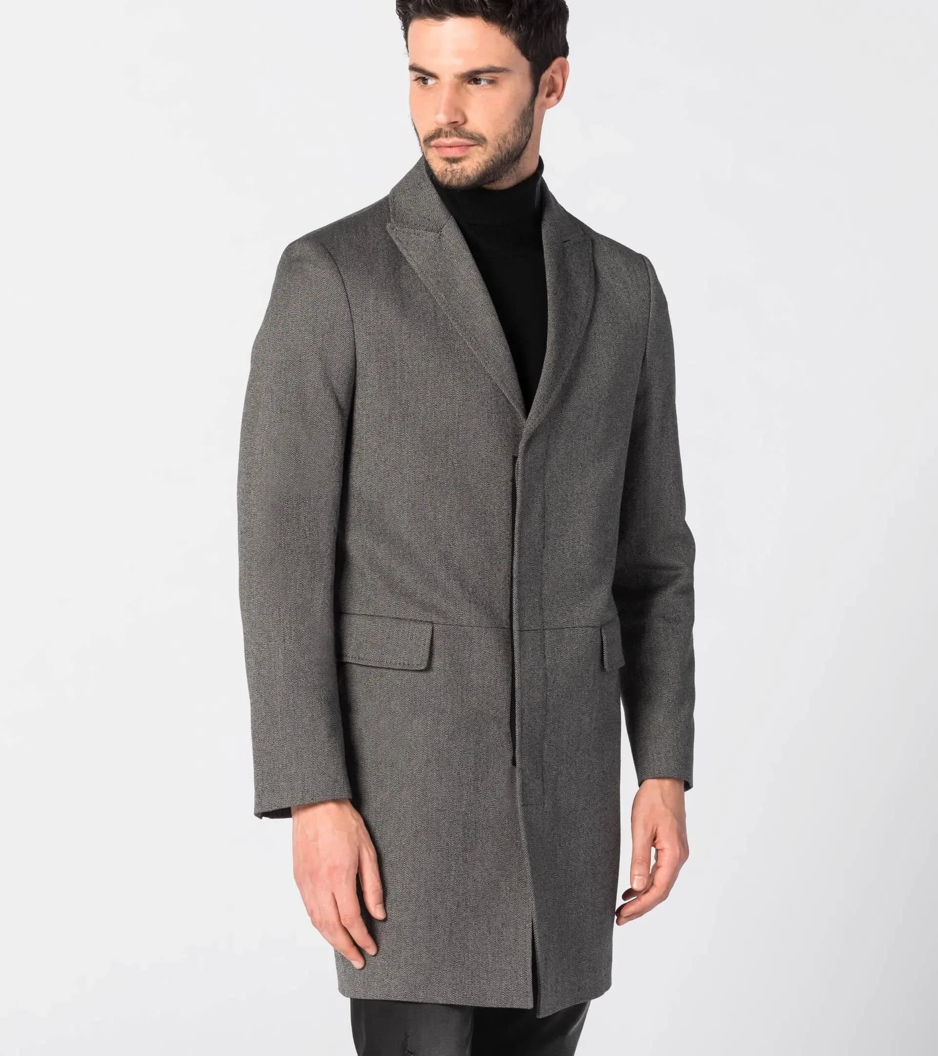 Peak Lapel Coat 3
