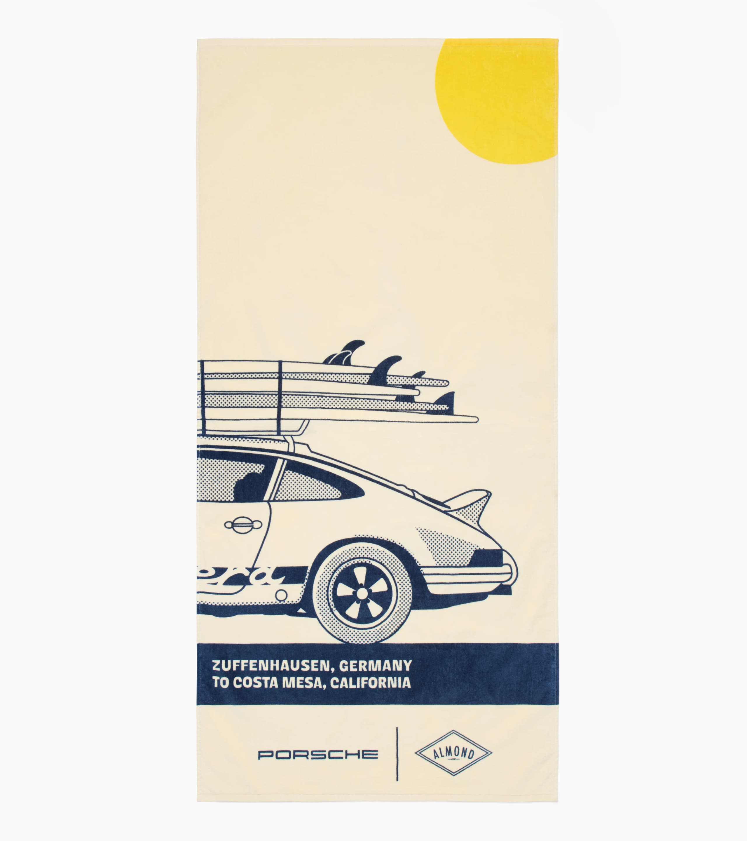 Porsche x Almond Beach Towel