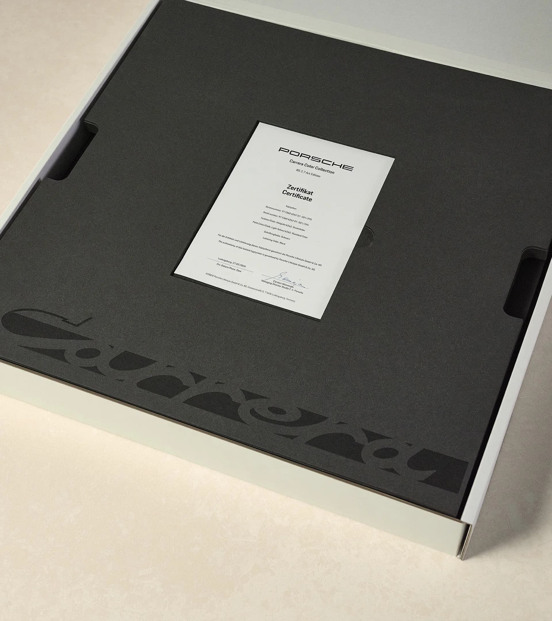 Wandbild – Carrera Color Collection  – Limited Edition 7