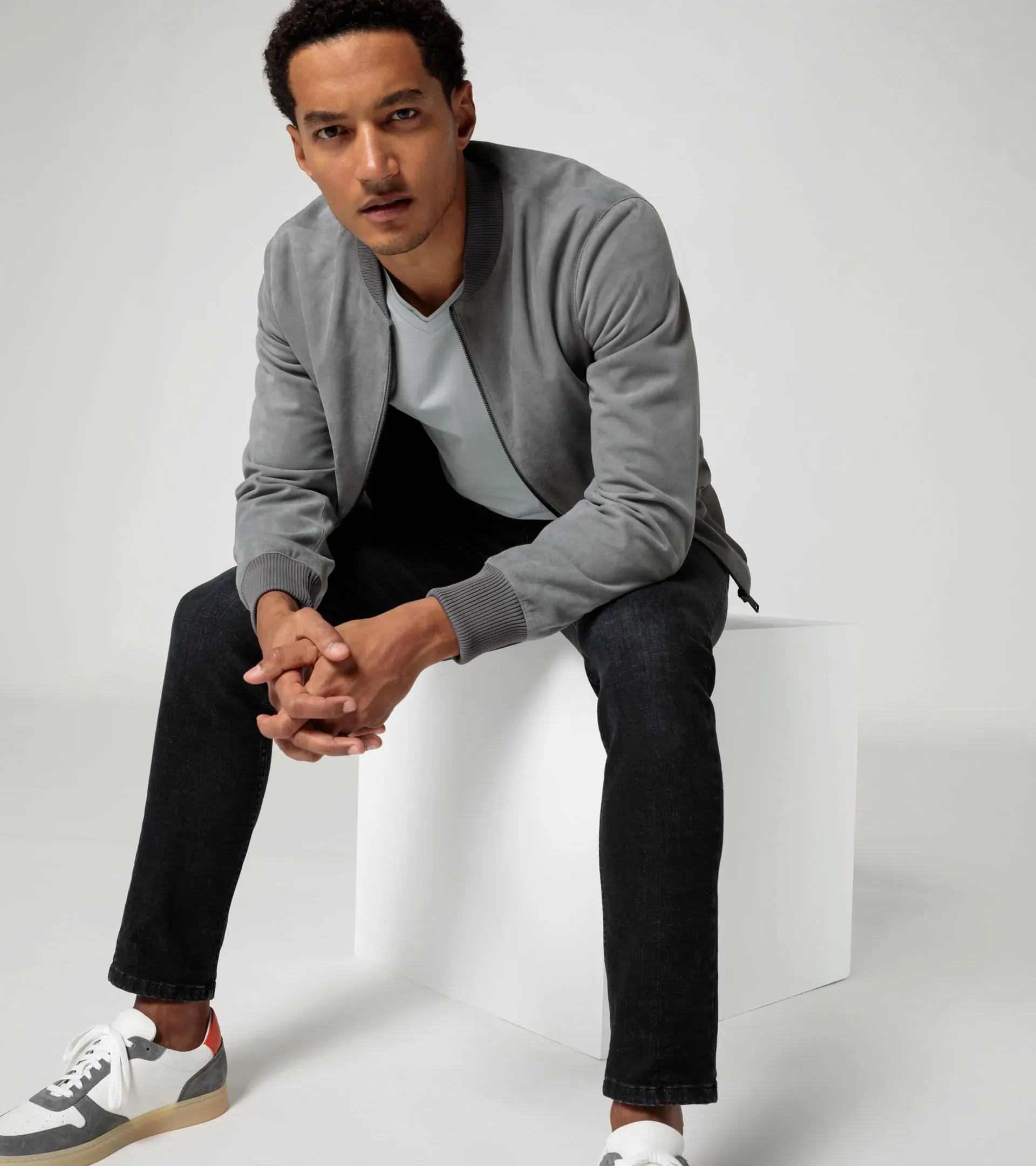 Suede leather jacket 5