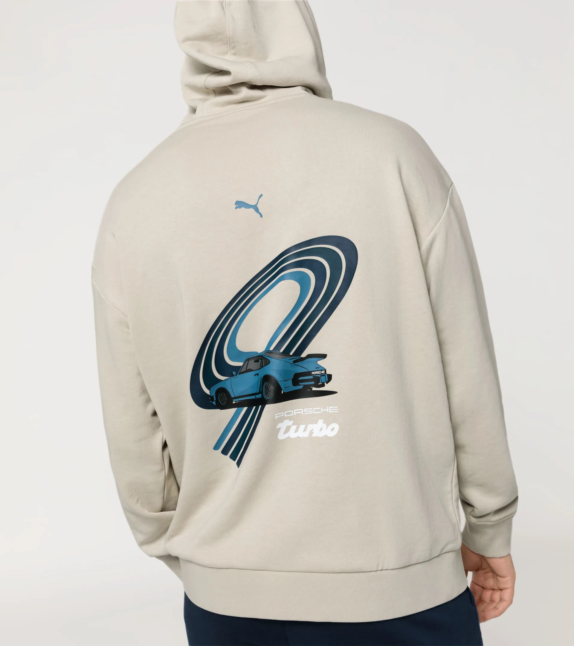Sudadera con capucha con gráfico Porsche 911 Turbo 4