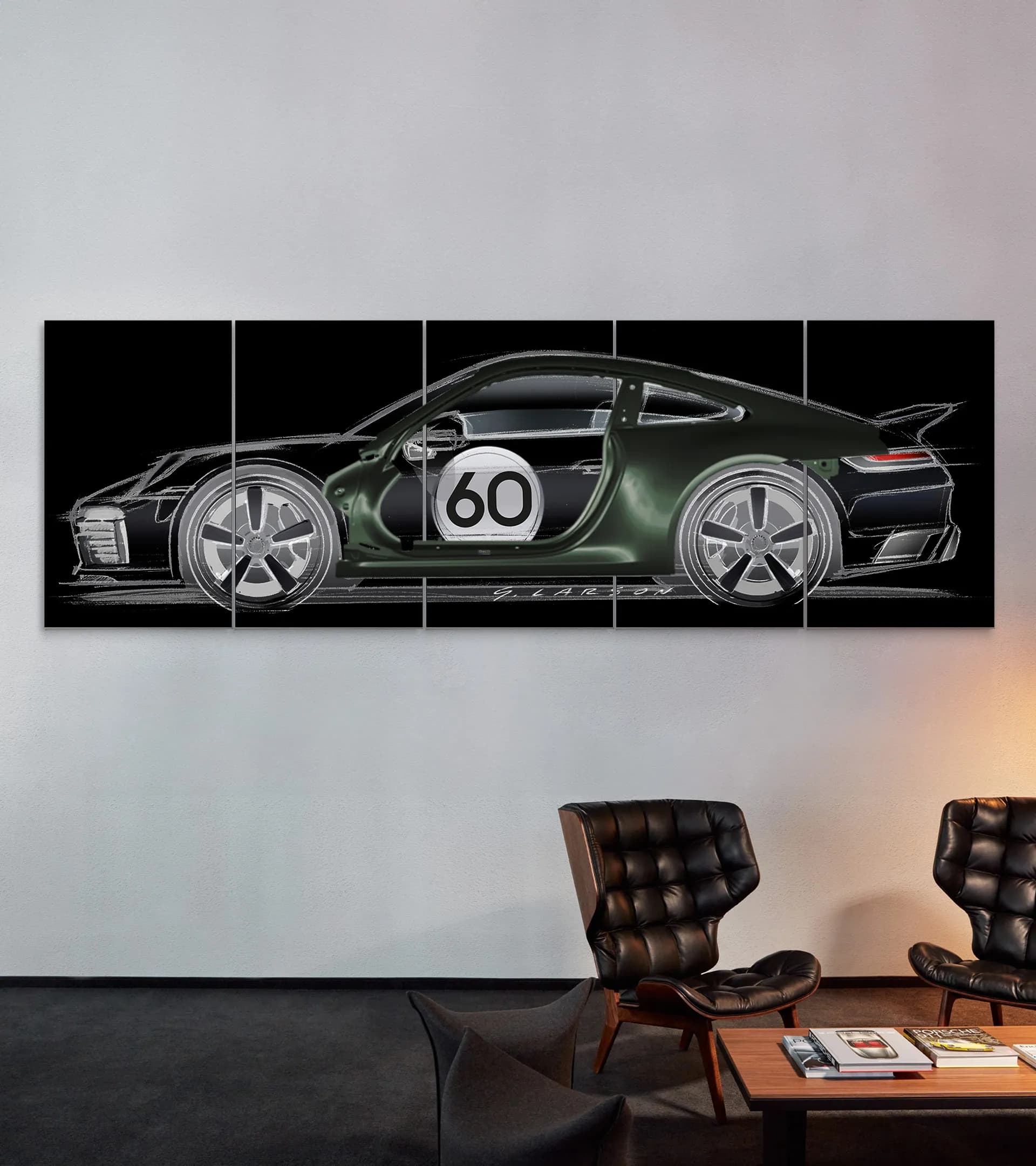 911 Sport Classic Art Skulptur - Heritage  1
