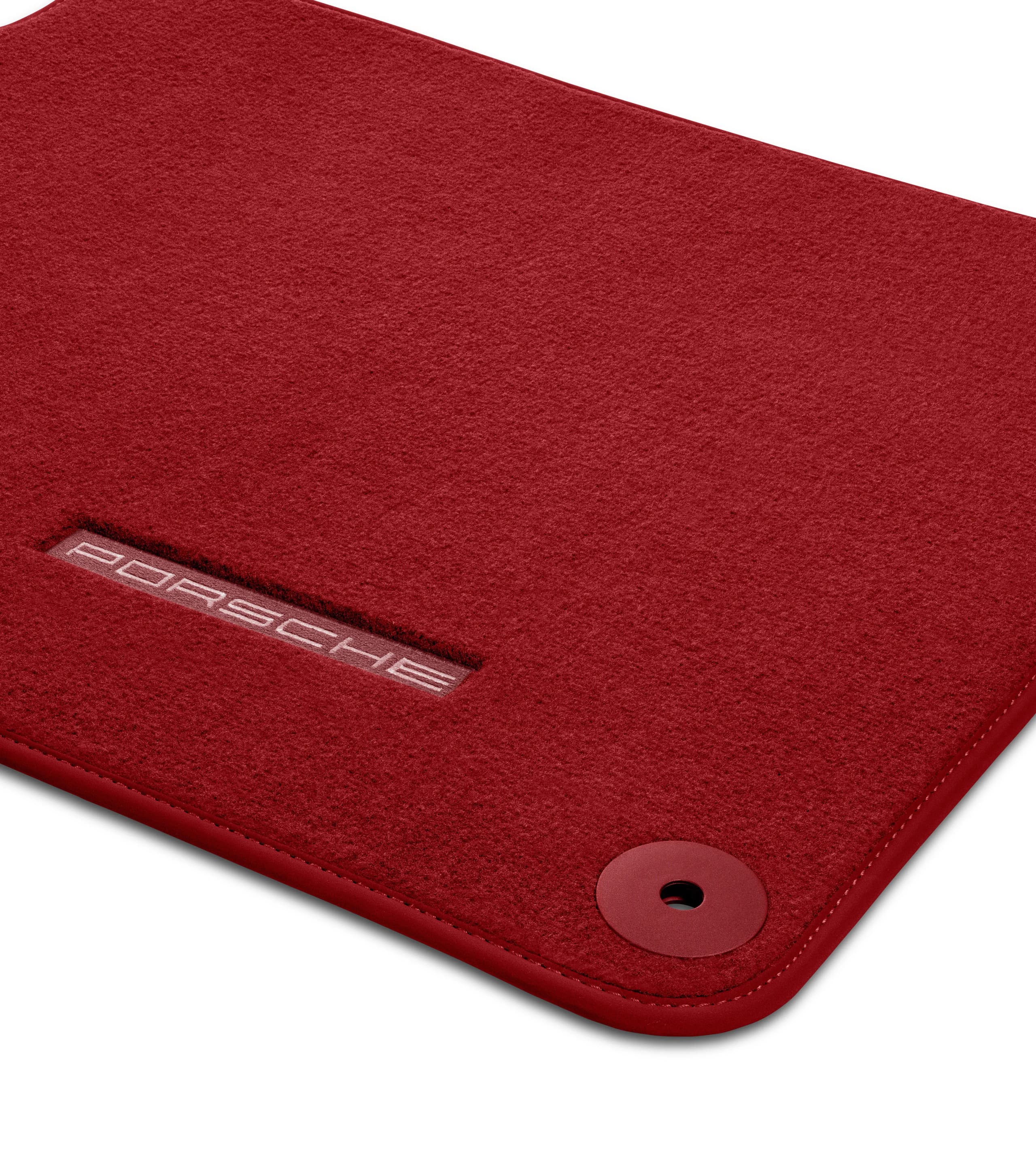 Porsche Floor Mats with Nubuk Edging for 911 and 718 2