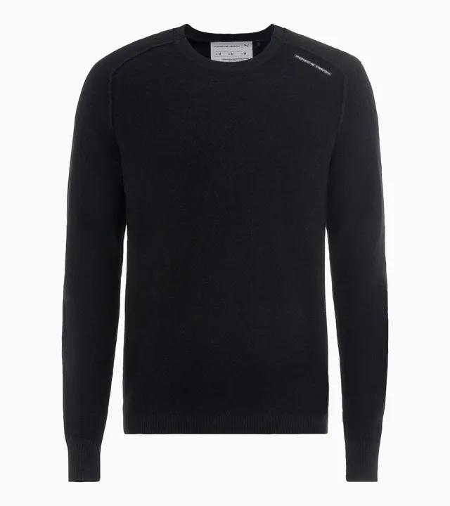 Wool crew neck pullover