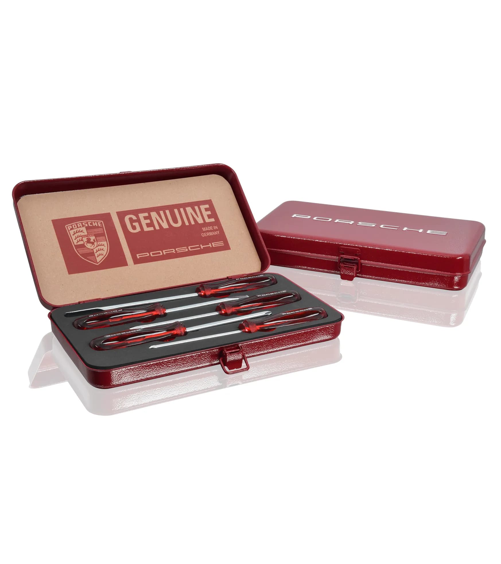 Kit de 5 tournevis avec coffret à outils Porsche Classic thumbnail 0